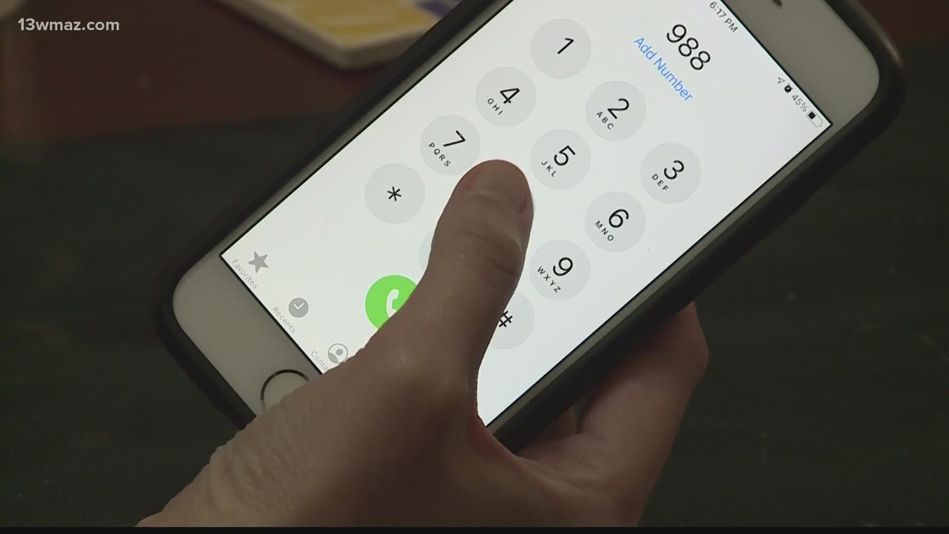 People suffering a mental health crisis will be able to simply call or text "988" to be connected with counselors.