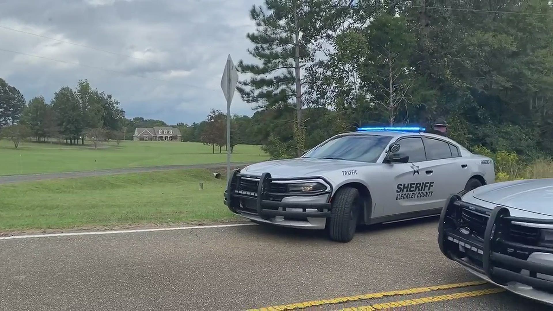 A woman's body was found on Brodhead Road in the northern part of Bleckley County on Sunday morning.