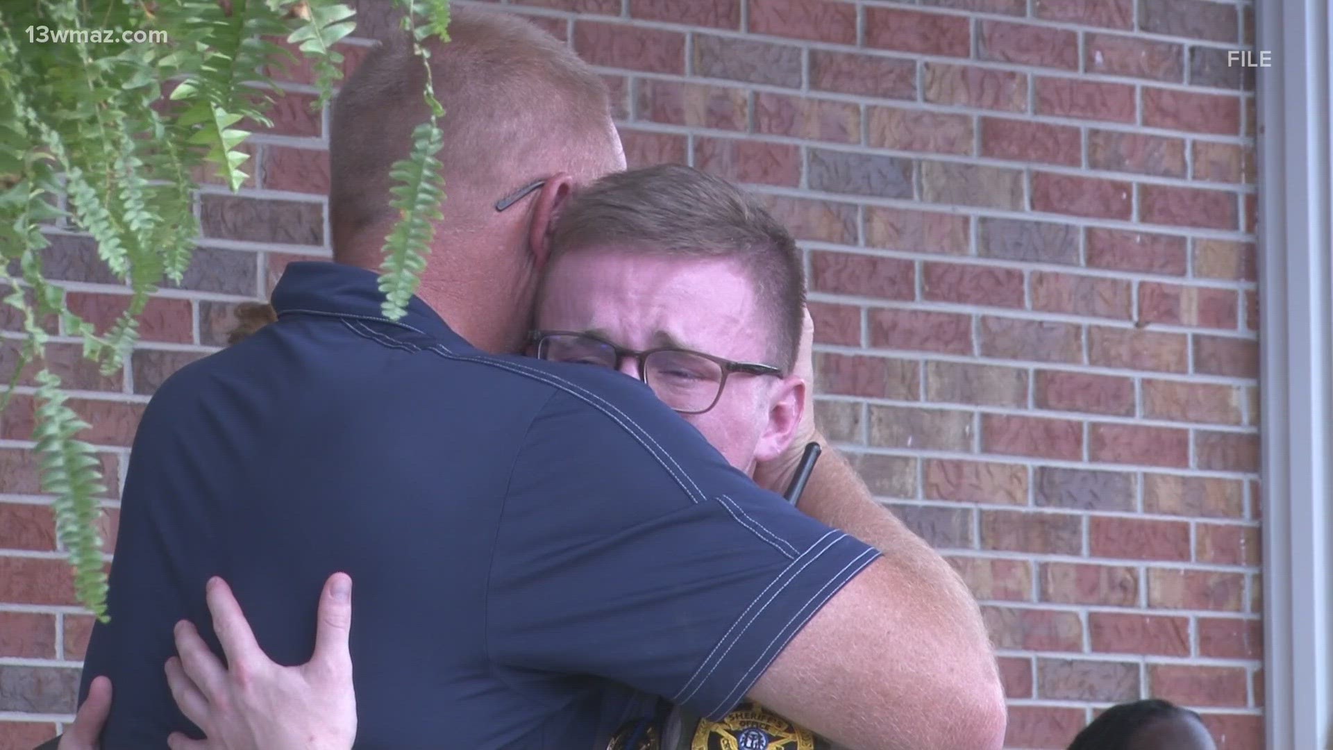 Many law enforcement agencies traveled to Cordele to help mourn Deputy Tyee Brown, who was killed Wednesday.