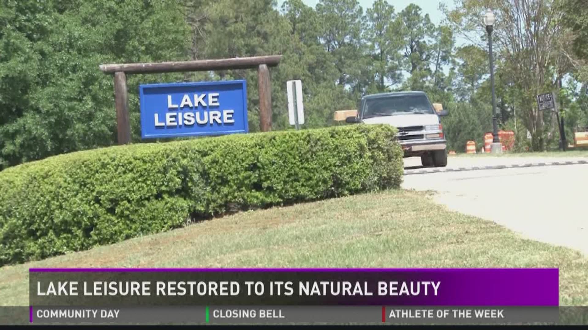 Lake Leisure restored to its natural beauty