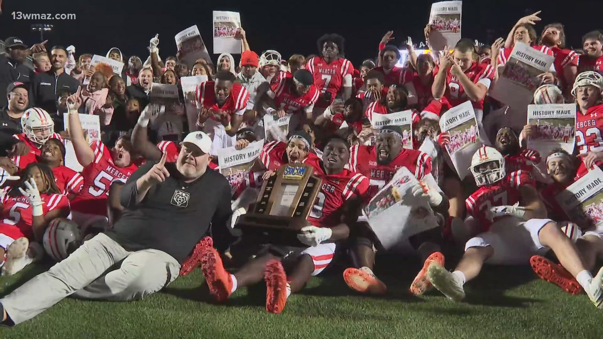 The Bears took down Furman 49-23 to clinch their first SoCon championship, their first-ever championship in 90 years and an FCS playoff spot.