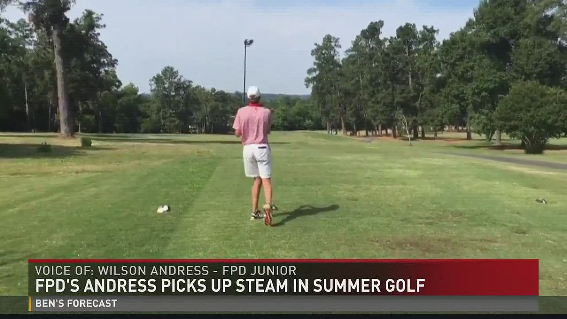 FPD's Andress picks up steam in summer golf