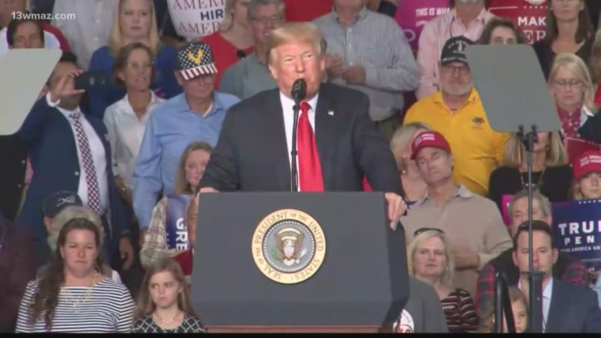 Complete coverage of Trump's rally for Kemp