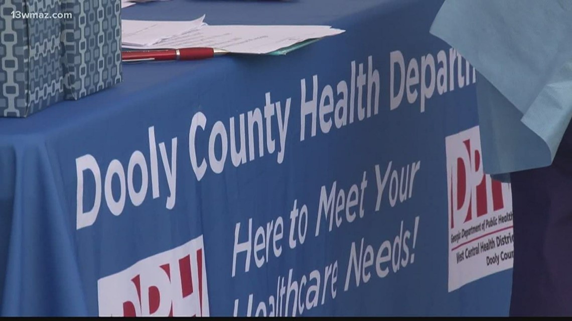 Why does Dooly County have one of the highest rates of COVID19