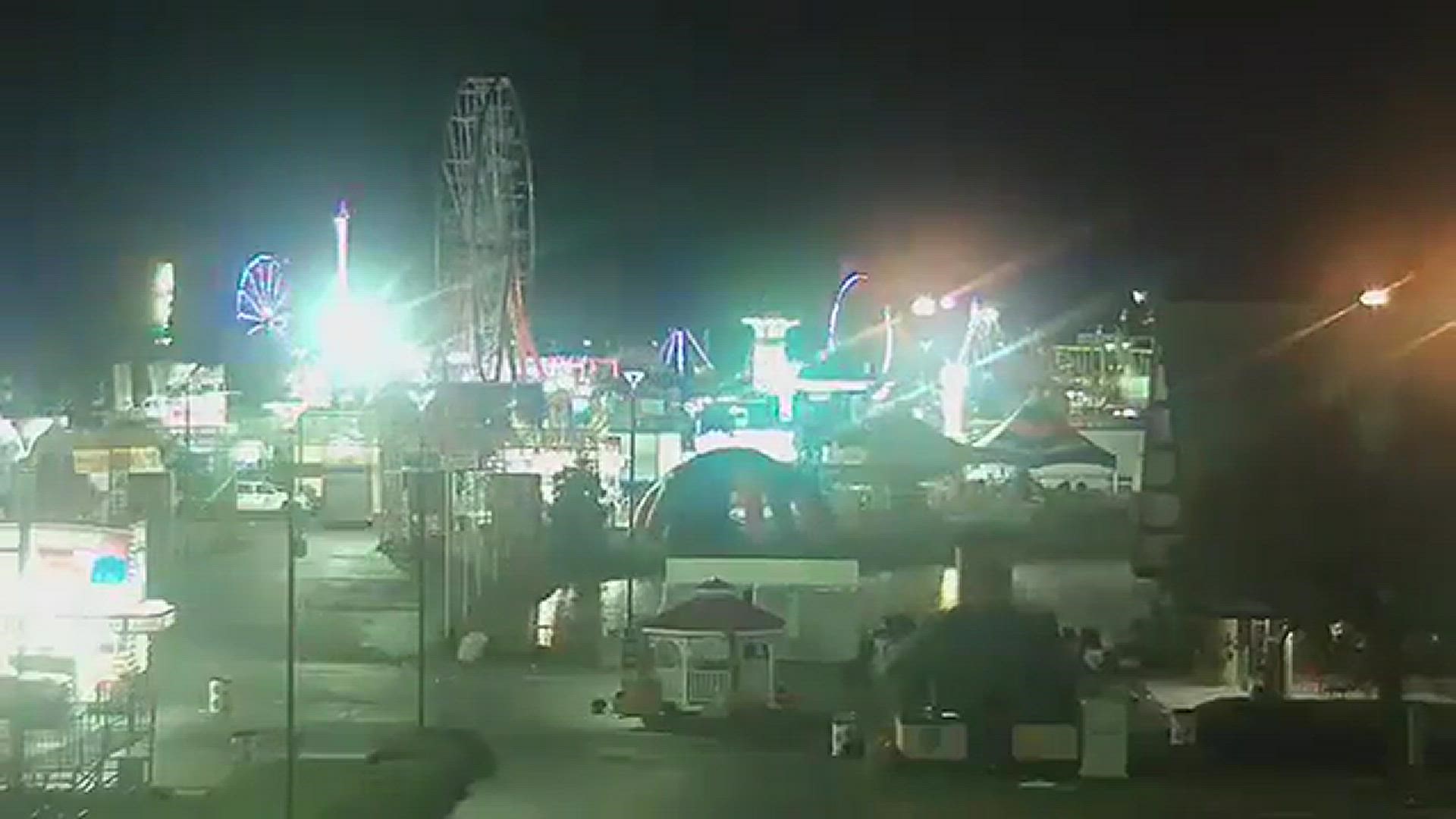 The Georgia National Fair came to a close Sunday night. Watch a time-lapse of personnel taking down the setup.