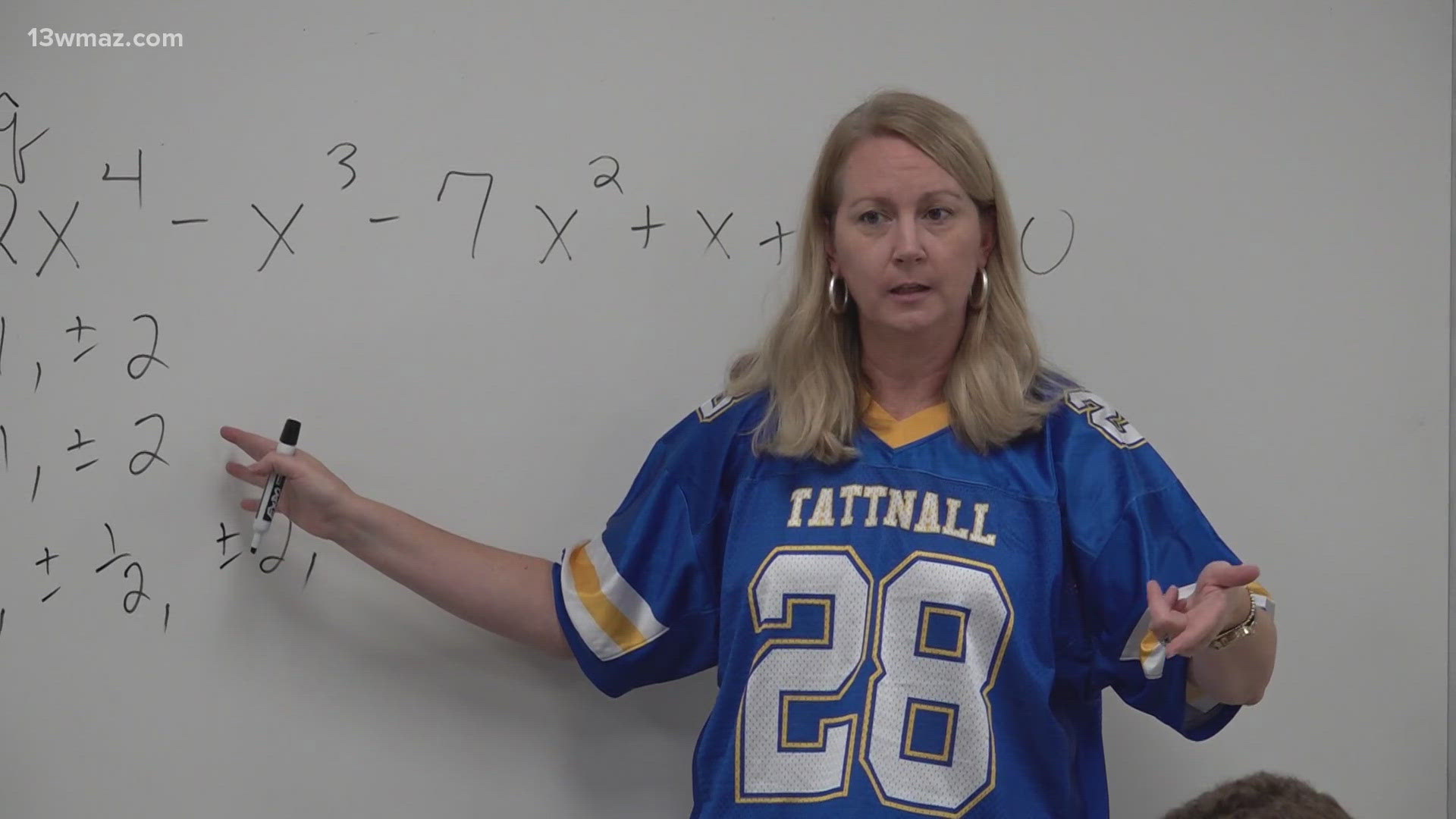 Stuart graduated from Tattnall in 1995 and she's been a math teacher there for the past 20 years. 