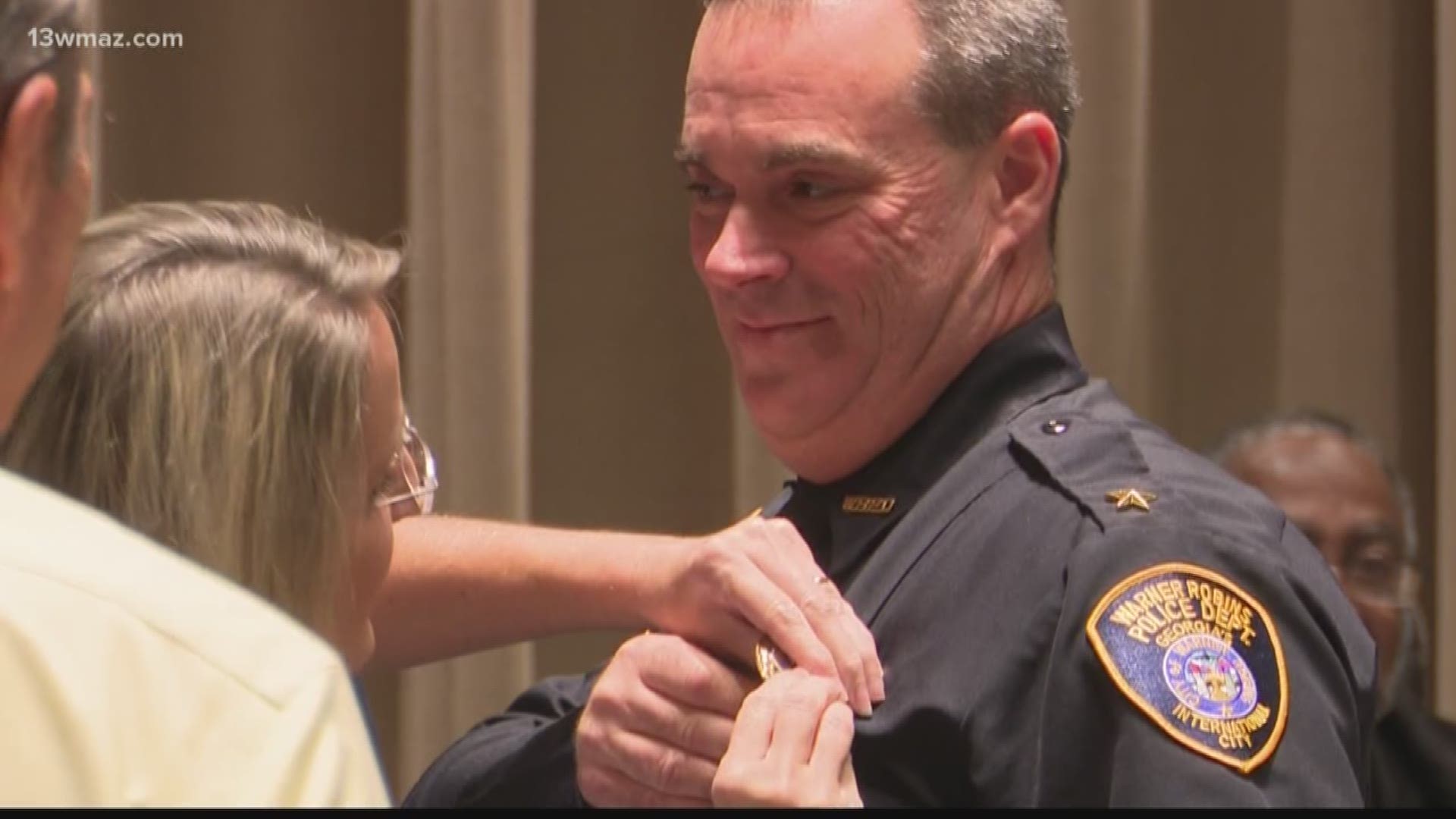 John Wagner spent years as the second-in-command, but Monday night, he officially stepped into the Warner Robins Police Department's top job.