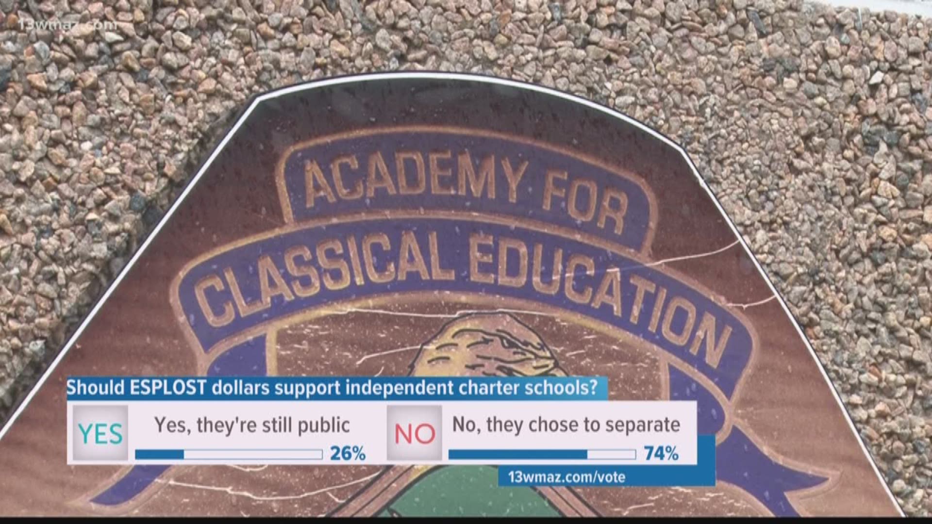 Macon's Academy for Classical Education charter school isn't included in Bibb County schools' plans for an upcoming education sales tax, and leaders aren't happy.