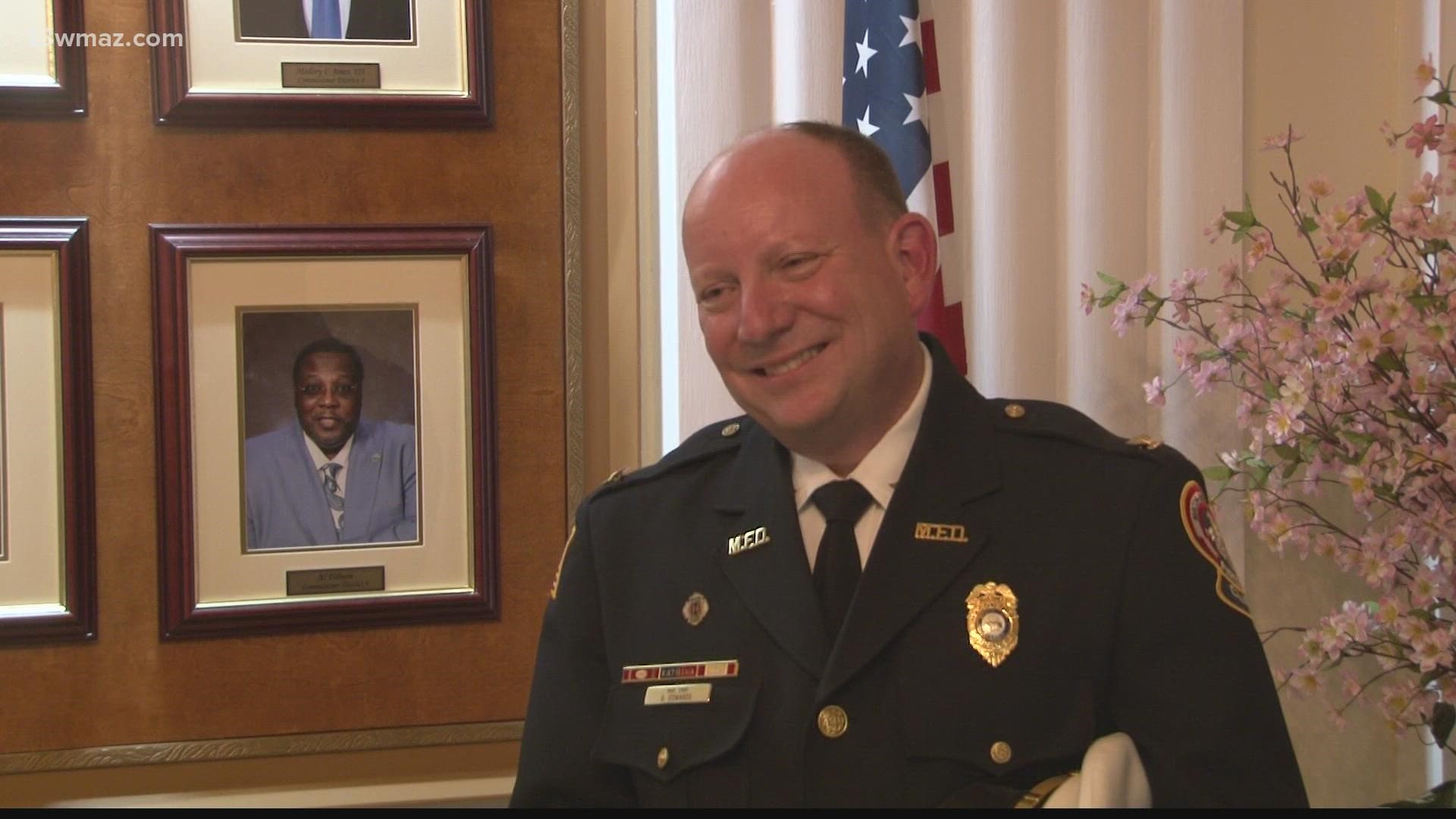 Edwards has been with the Macon-Bibb County Fire Department for 32 years, where he was promoted to Assistant Fire Chief in 2013.
