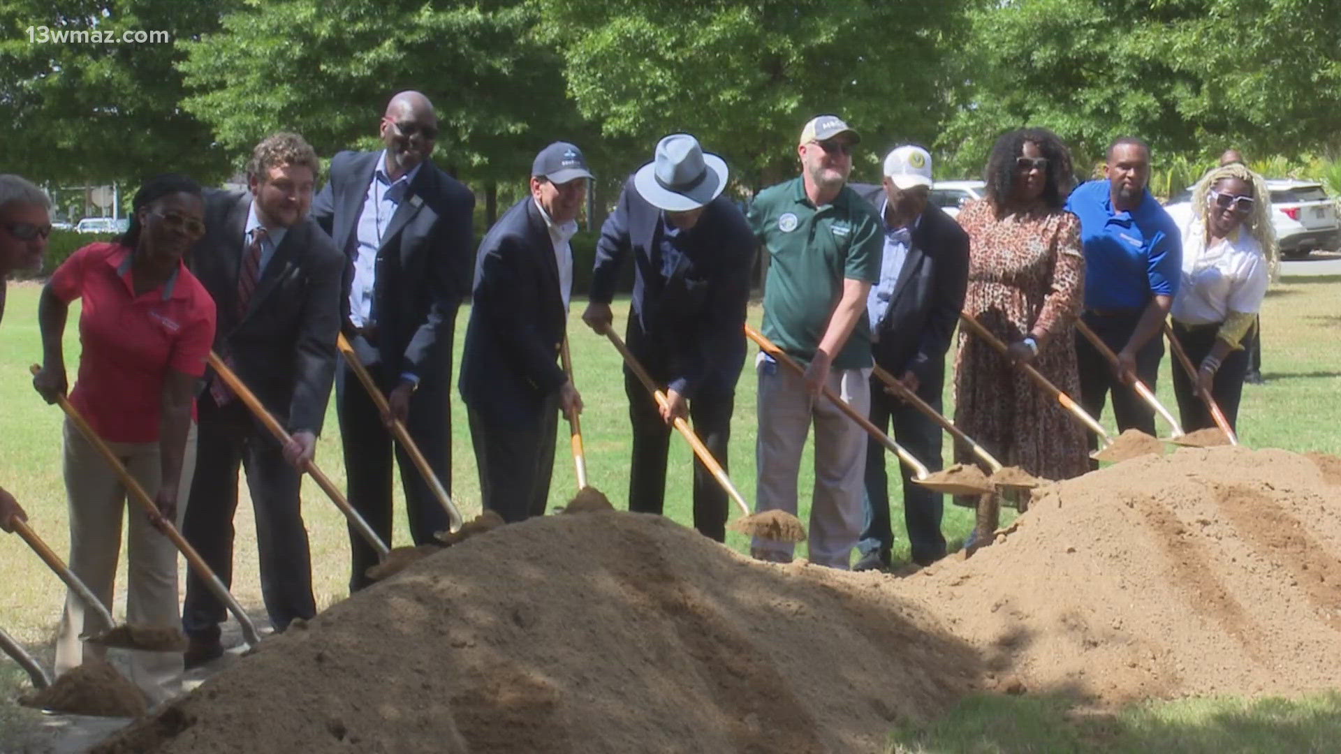 The multi-million dollar renovation project is currently underway, attempting to revamp the heart of Macon.