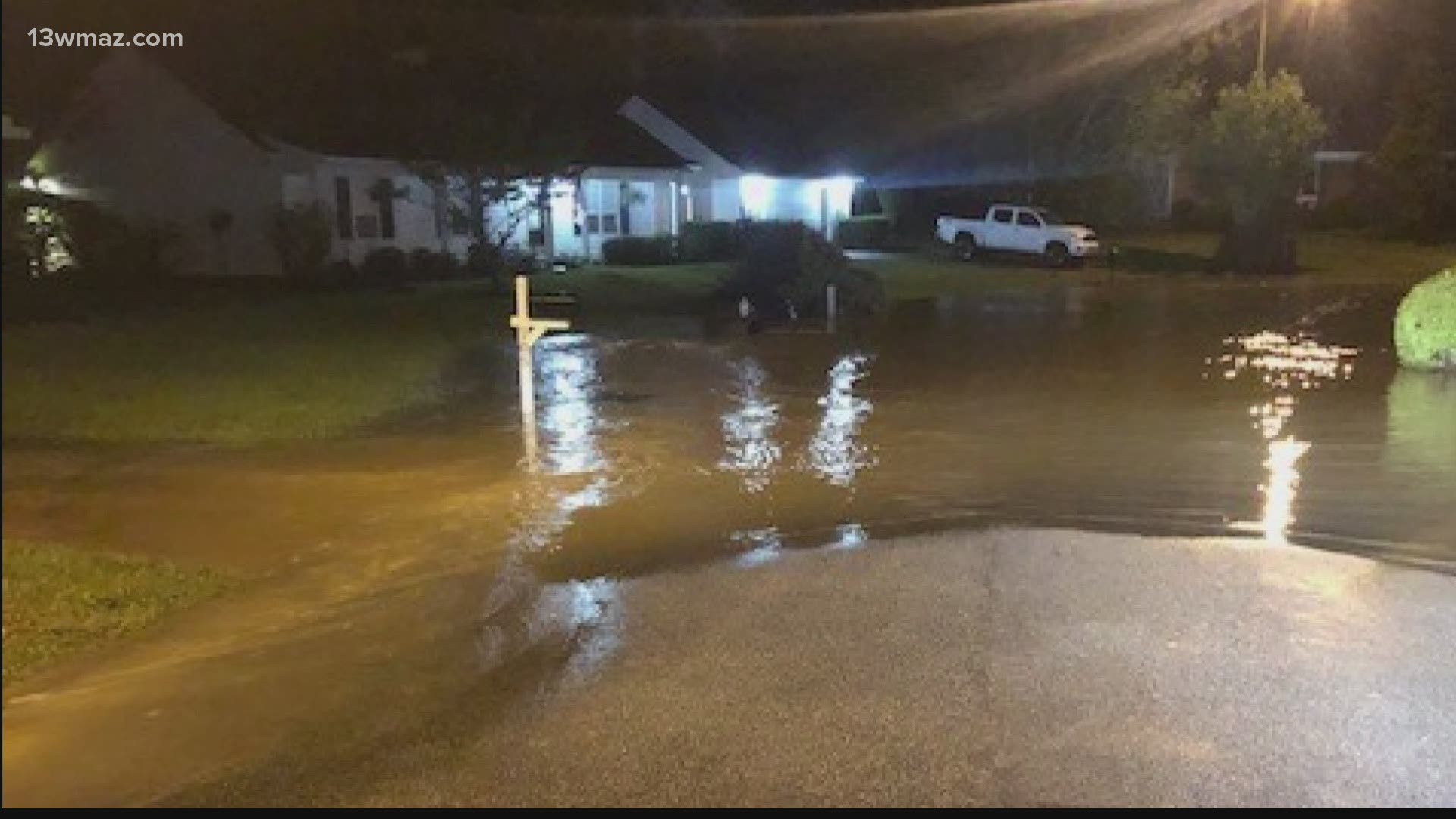 Some people in Warner Robins are upset over drainage problems in their neighborhood after Hurricane Sally caused a lot of damage that they're still trying to fix.