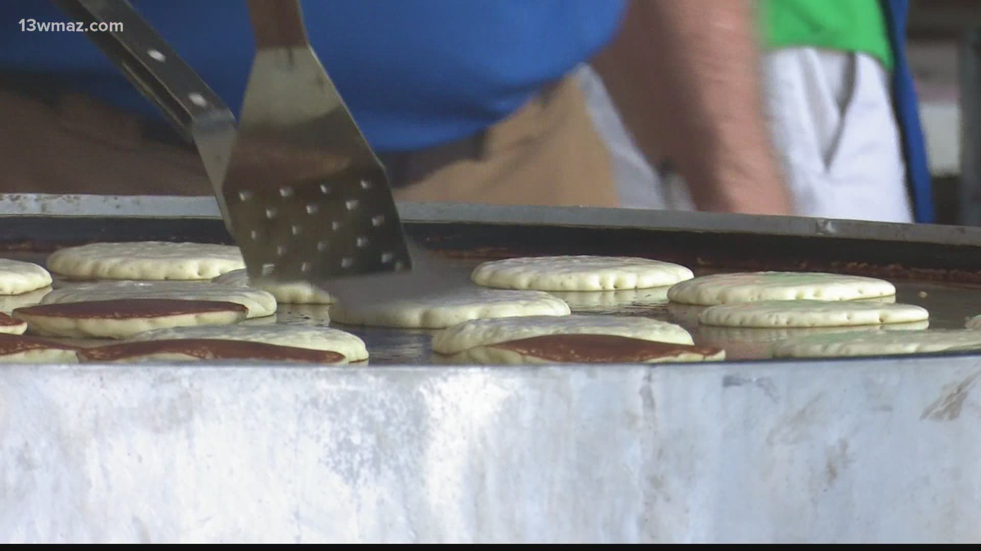 The Dublin Exchange Club held their previously-rescheduled Pancake Supper Thursday night.