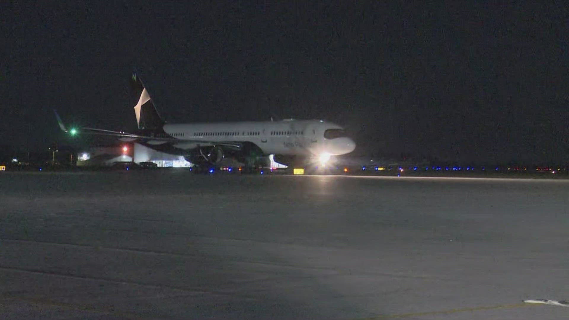 Democratic vice president nominee Tim Walz has landed in Macon.