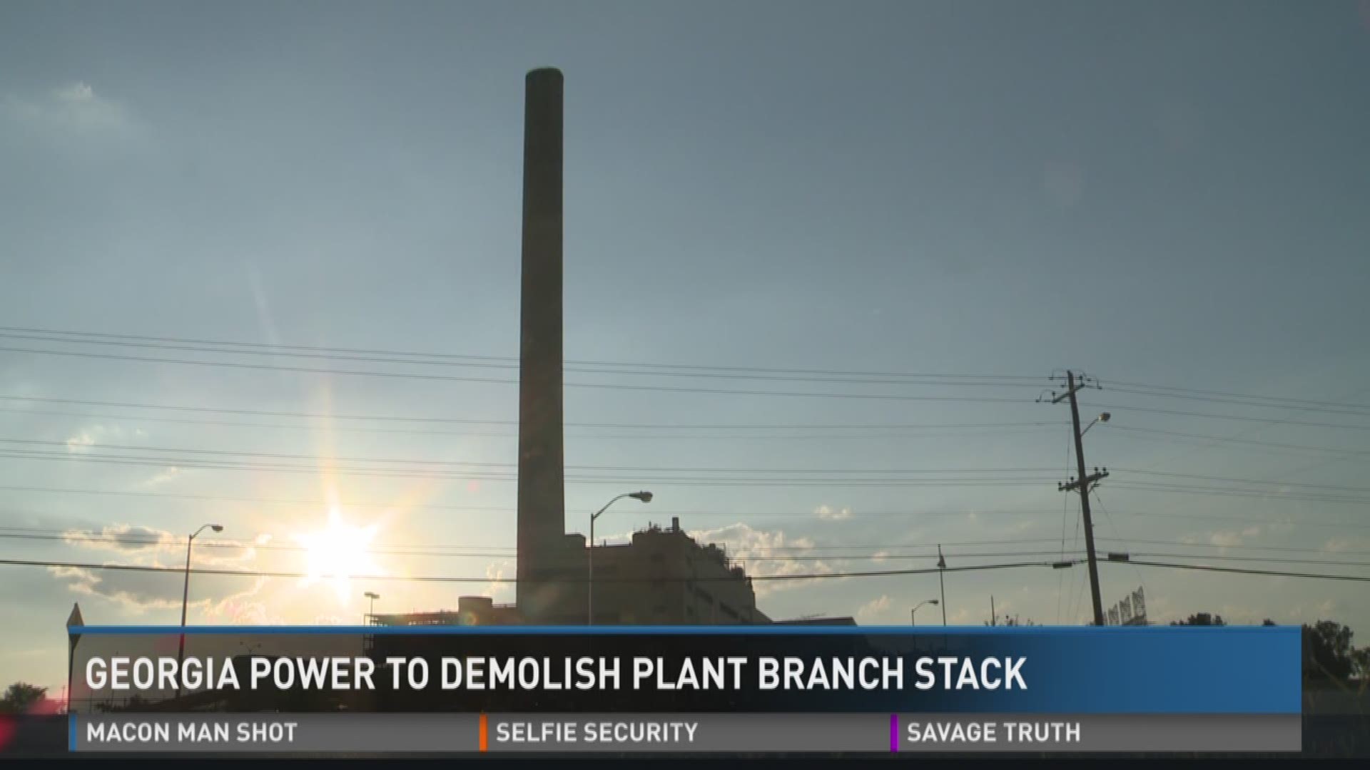 Georgia Power to demolish Plant Branch smokestack