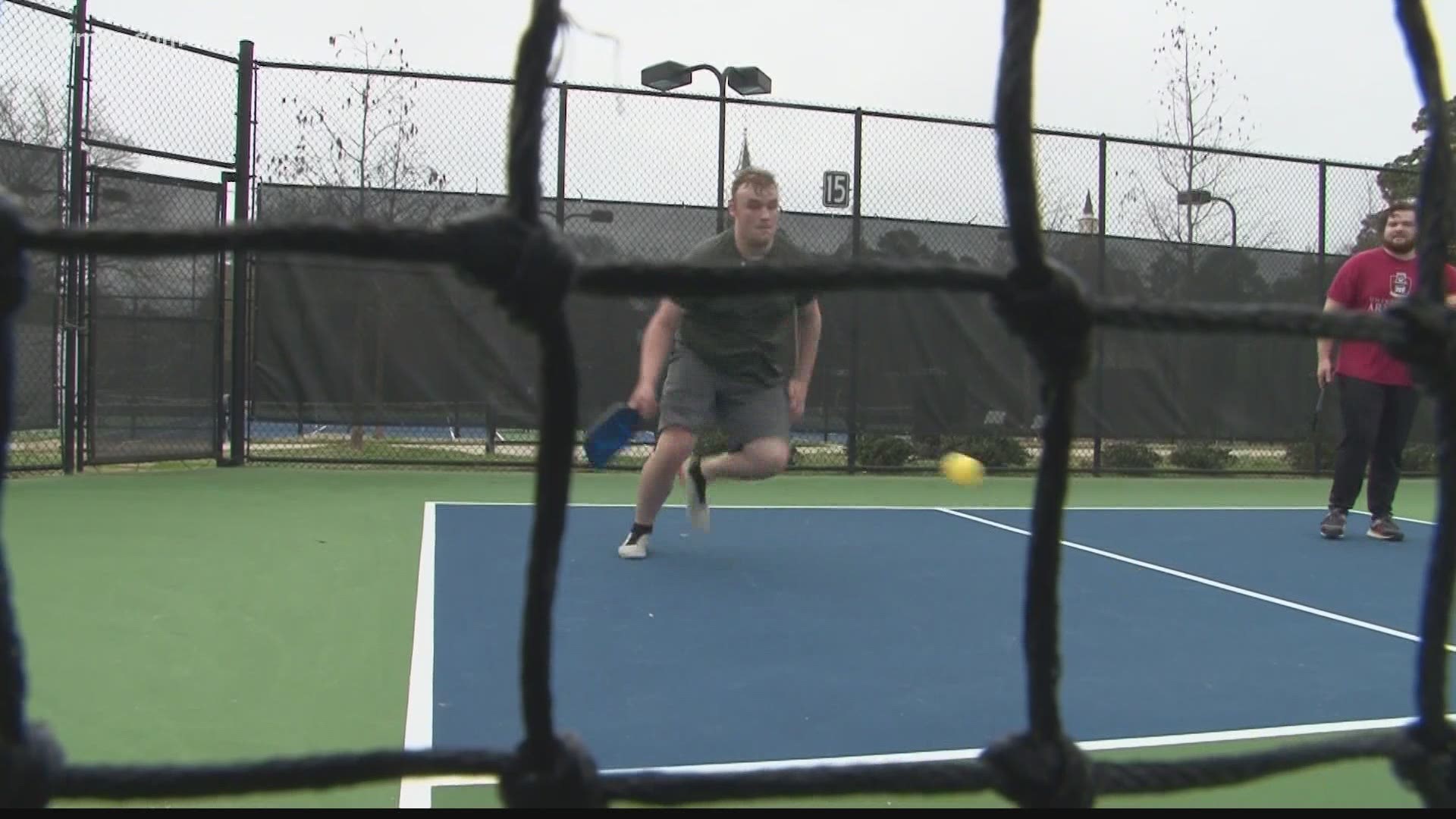 You'll see the courts at Tattnall Square Park filled up as a pickleball tournament comes to town this weekend.