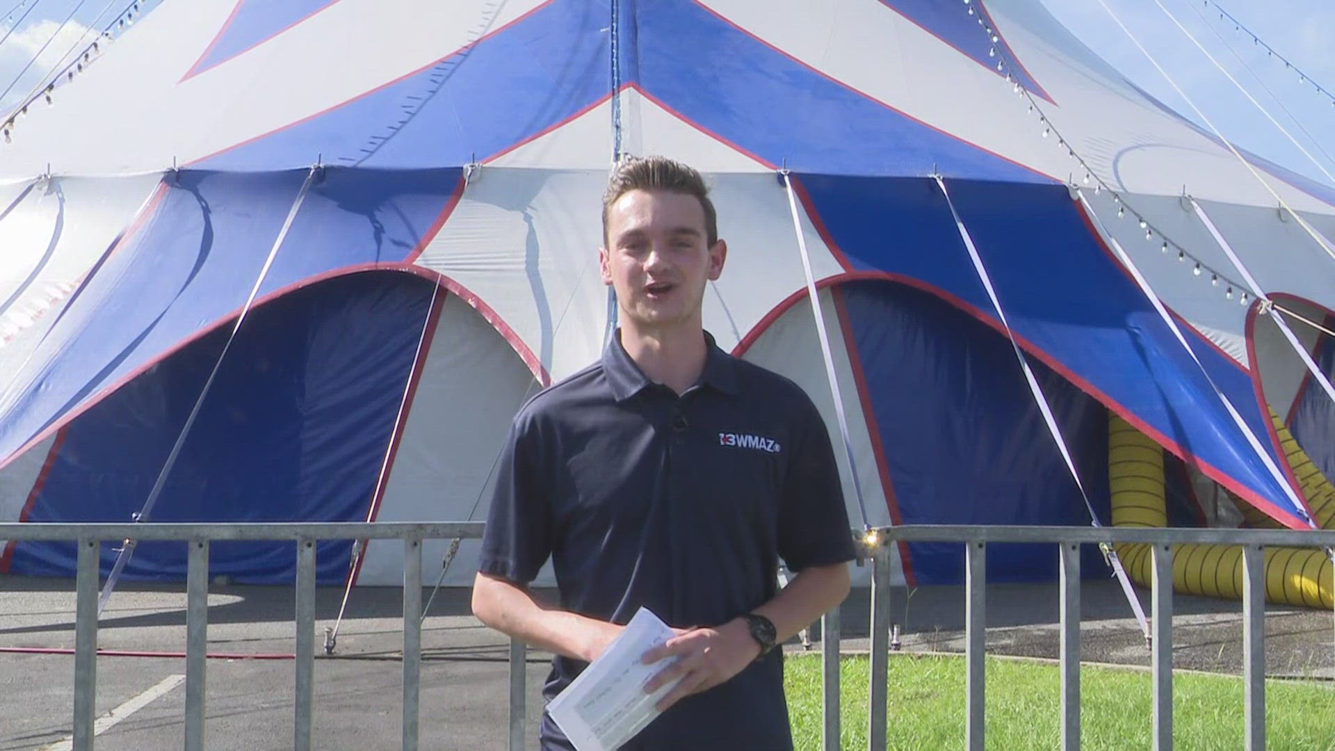 13WMAZ's Alex Pry is out at the circus. Between July 14 and July 24, you could too!