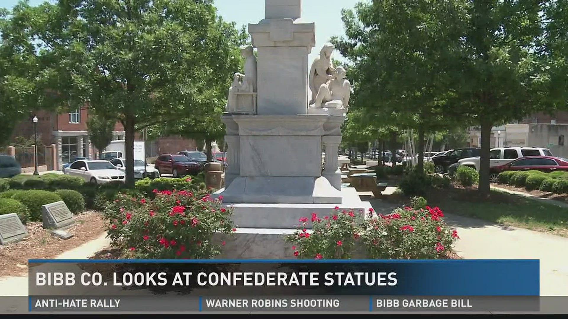 Bibb County looks at moving Confederate statues