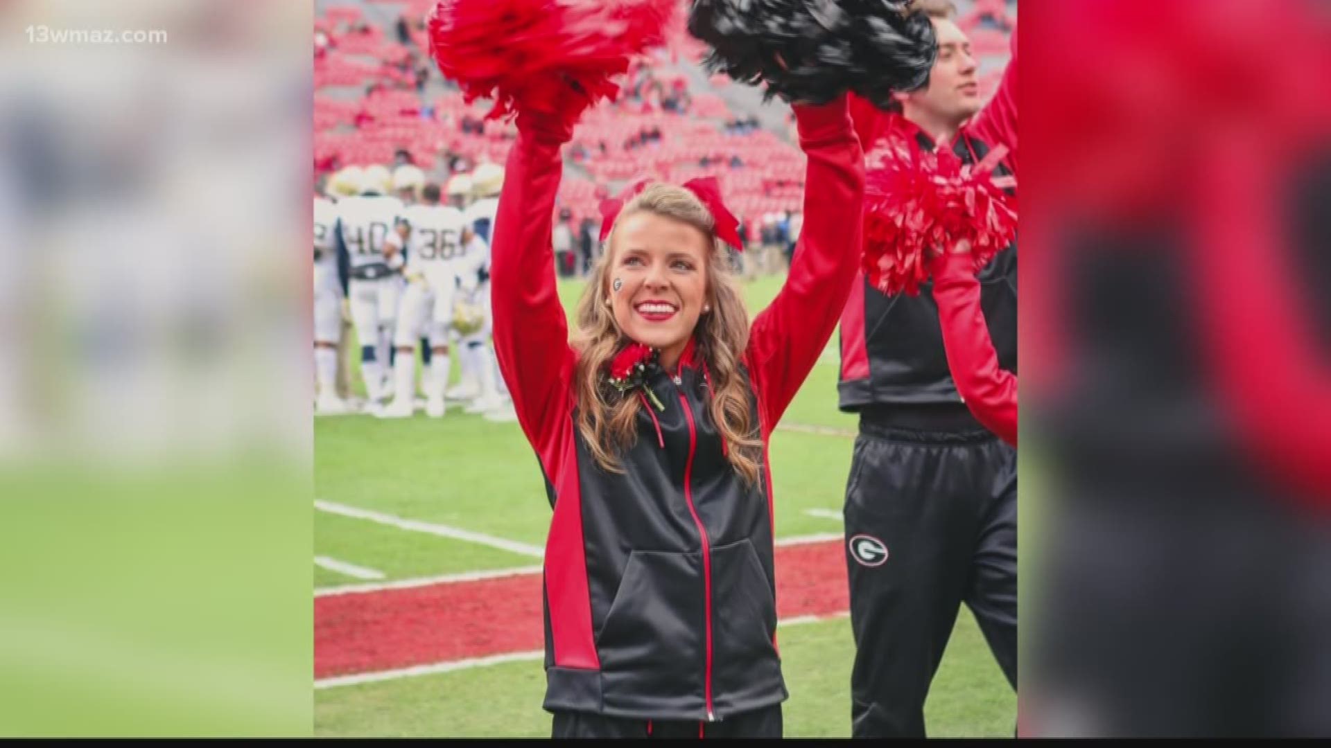 Football season is just getting started, but one UGA cheerleader had to hang up her pom-poms this season because of health problems.