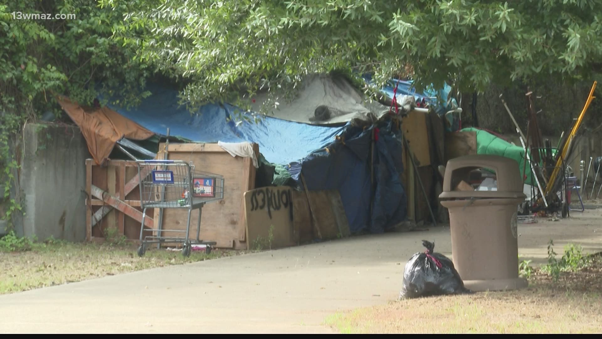 Bibb County Sheriff's Office is working to address encampments on Harrison Road and in Gateway Park on Riverside Drive