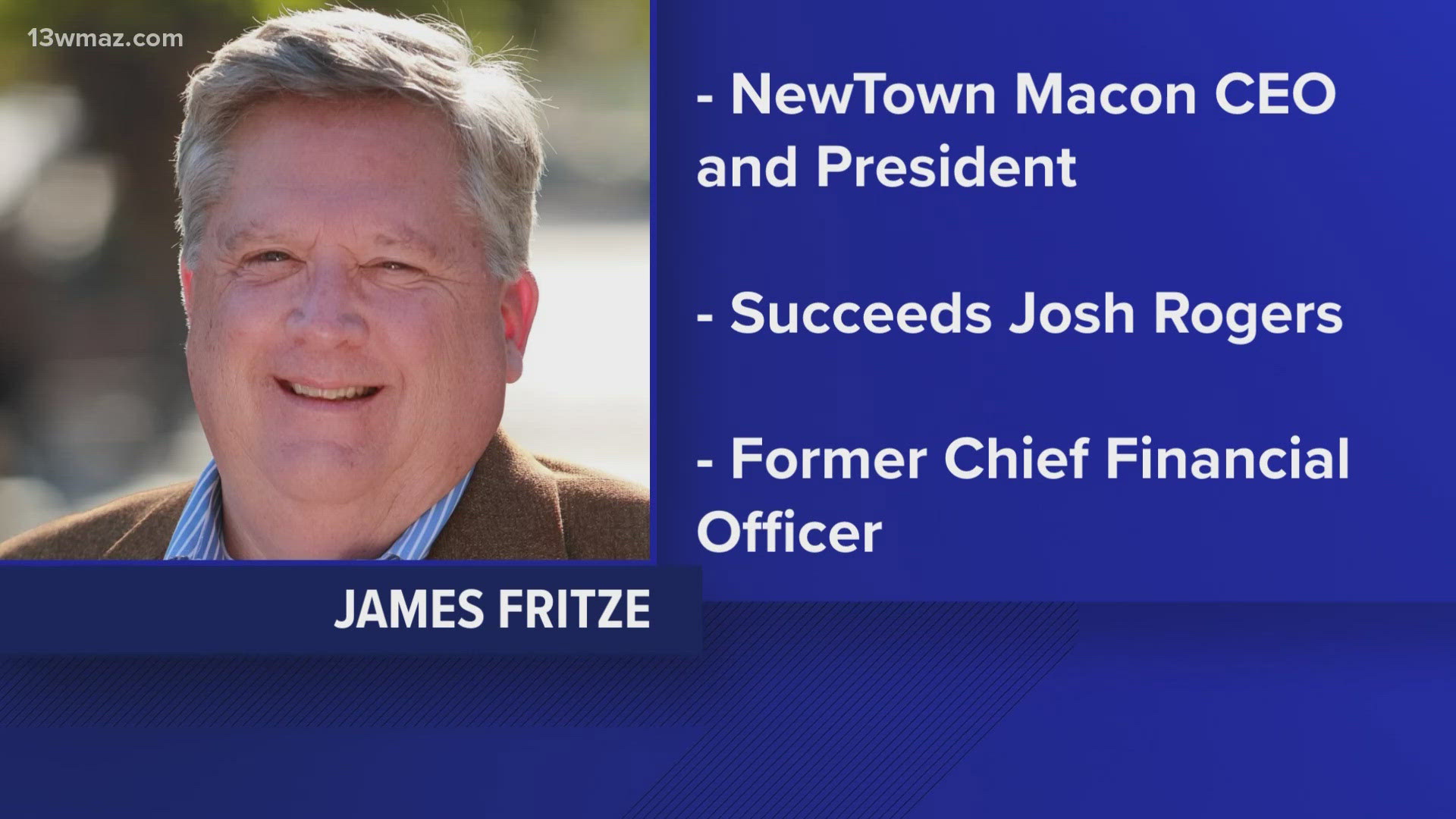 Fritze has served as NewTown Macon's Chief Financial Officer since 2018, helping close on the construction for places like Hotel Forty Five and Neel's Lofts.