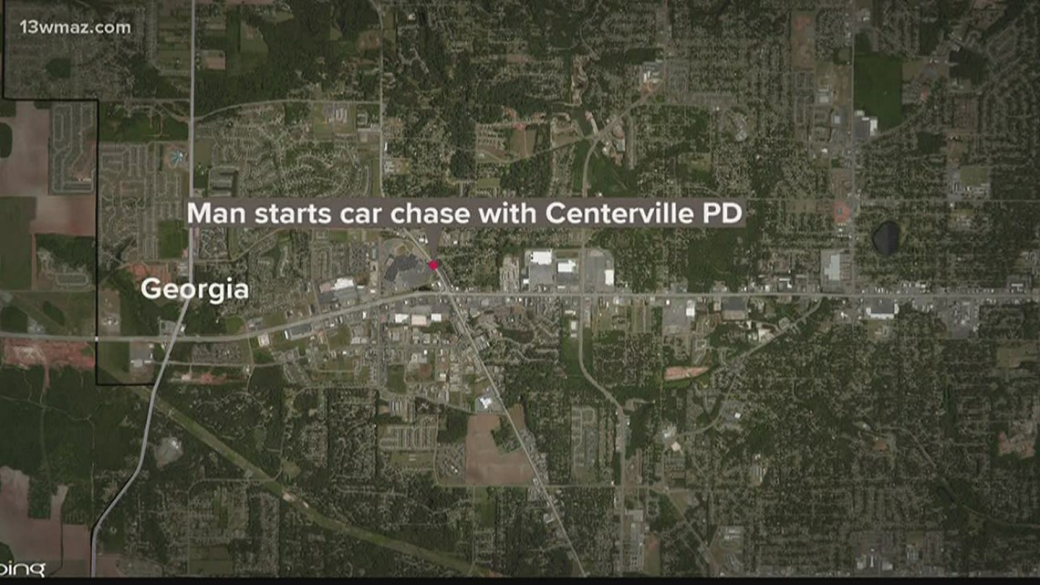 1 hospitalized after Centerville car chase ends in fiery crash