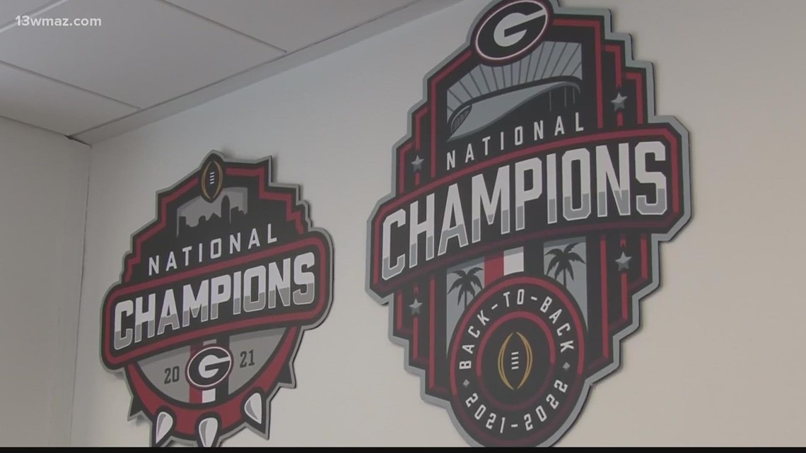 Georgia breaks down the 2021 National Champions logo