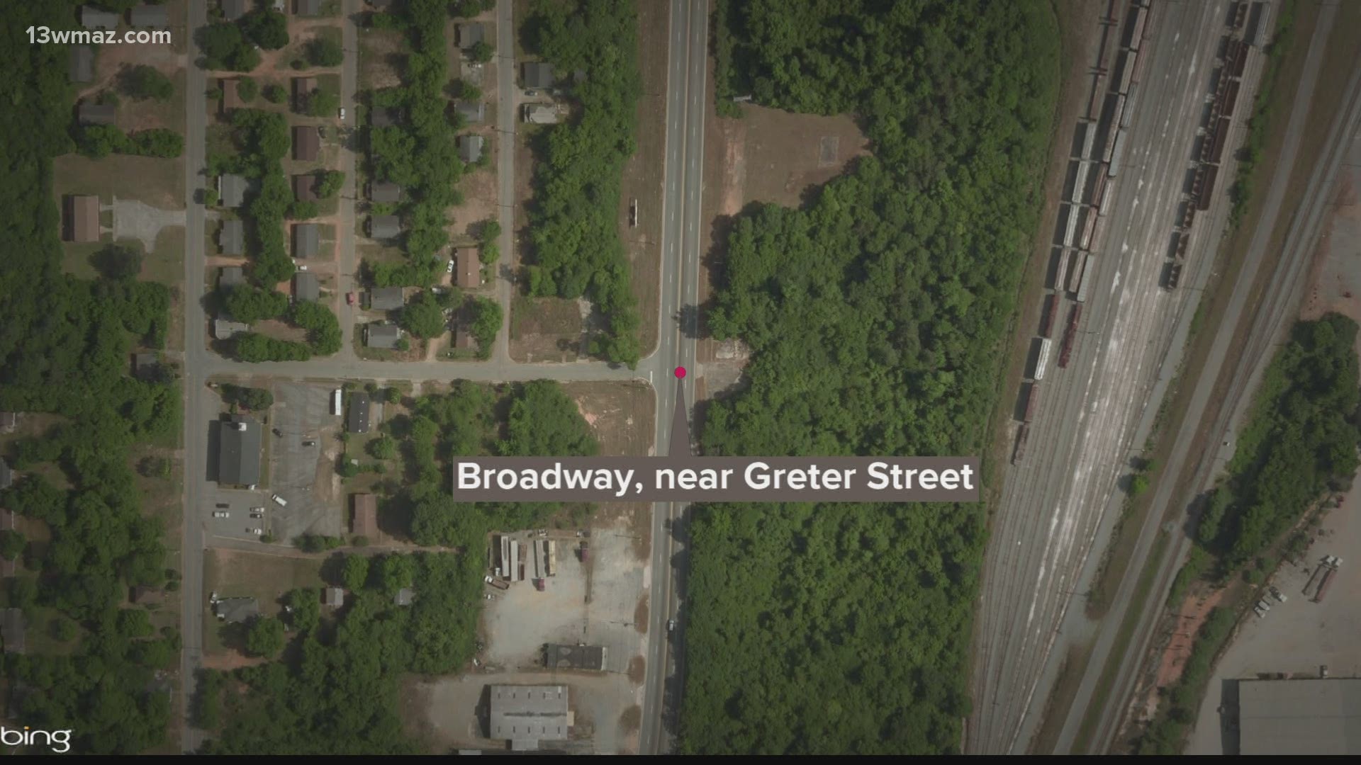 The group was hit on Broadway near Greter Street.