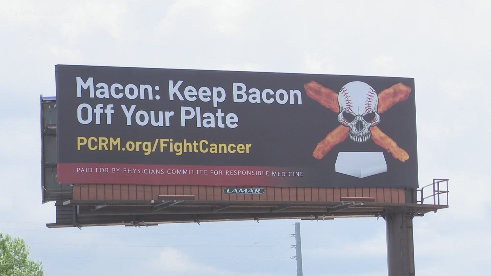 The Bacon say they've seen a lot of folks call in with orders for merchandise since the billboard went up.