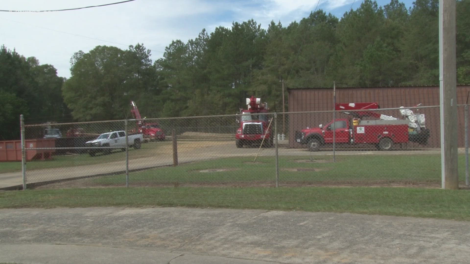 Here's where some linemen came from to help out crews in Central Georgia.