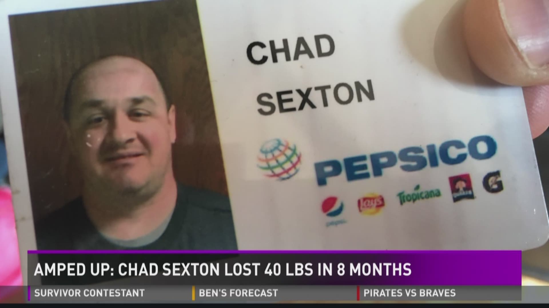 Amped Up: Chad Sexton lost 40 pounds in 8 months