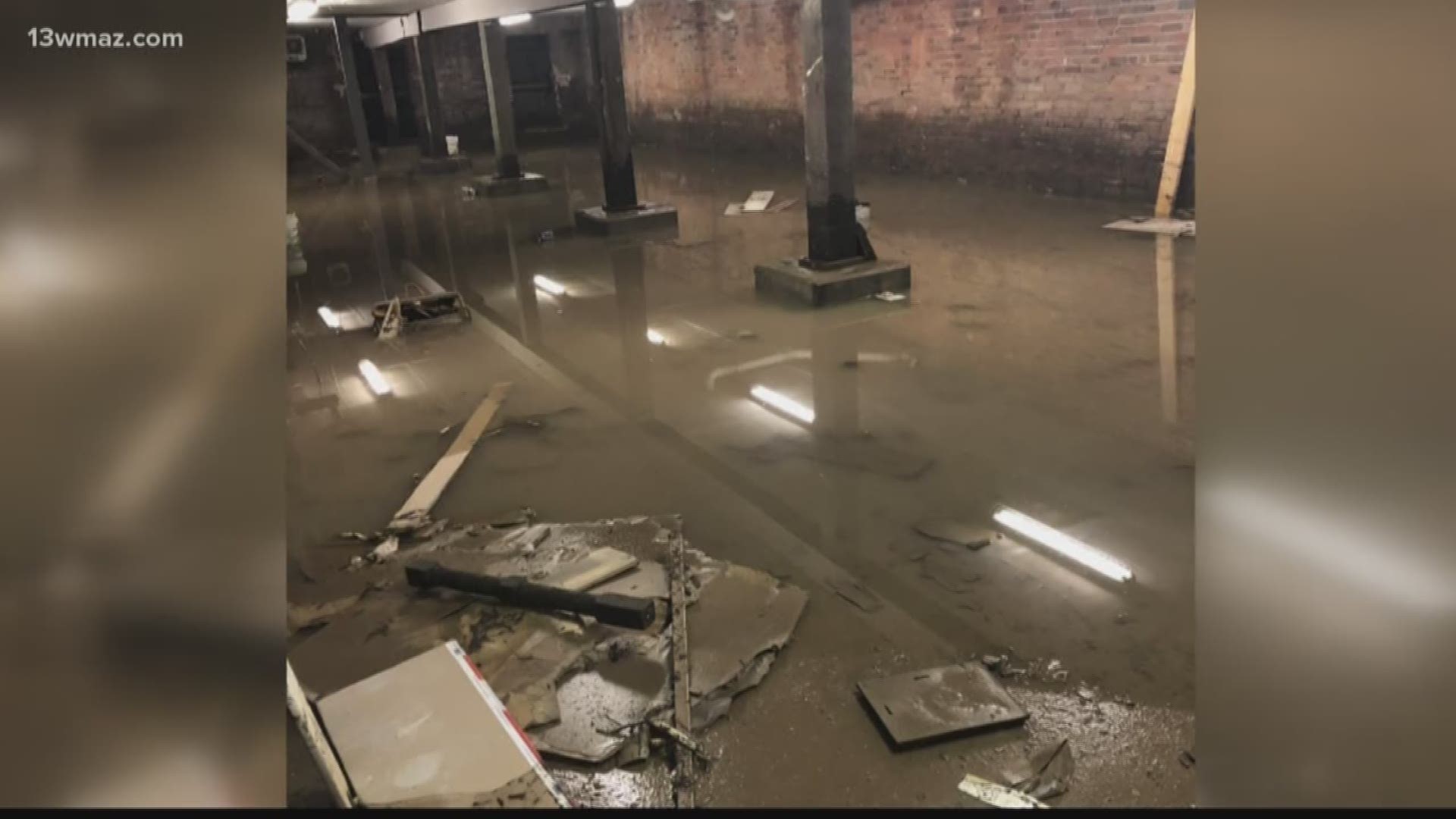 A downtown Macon business is worried about the possible impact of Hurricane Dorian because they're still repairing flood damage from July's storms. Pepper Baker tells us about the problems they face every time heavy rains roll through the downtown area.