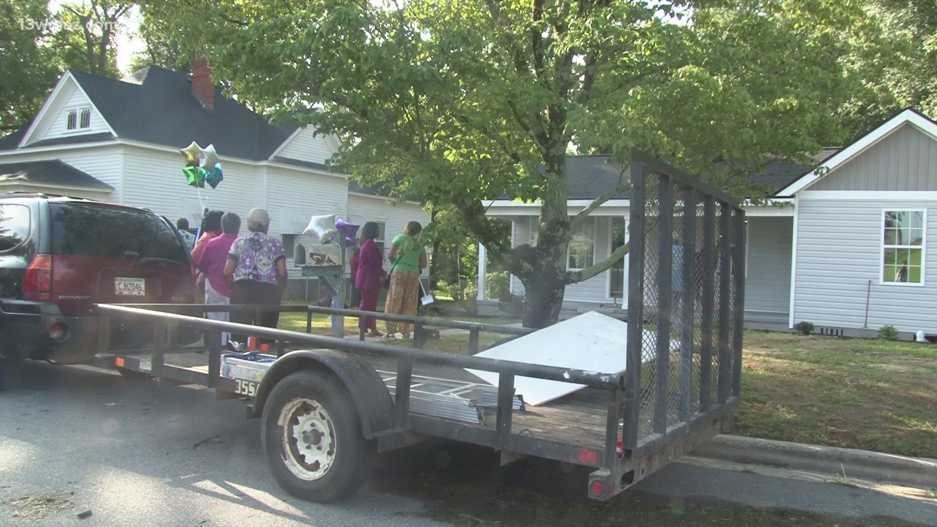 The Dublin-Laurens Land Bank Authority had an open house for two new homes that will hit the market soon