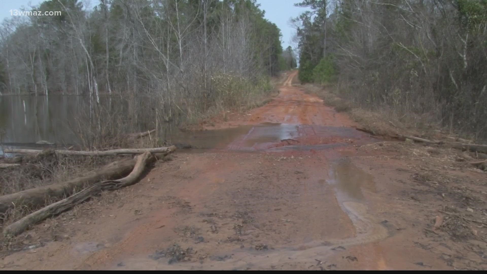 Marsha Poole Yow says her 80-year-old mother has  injured both her hips, and their unmaintained dirt road makes it hard for them to leave the house.