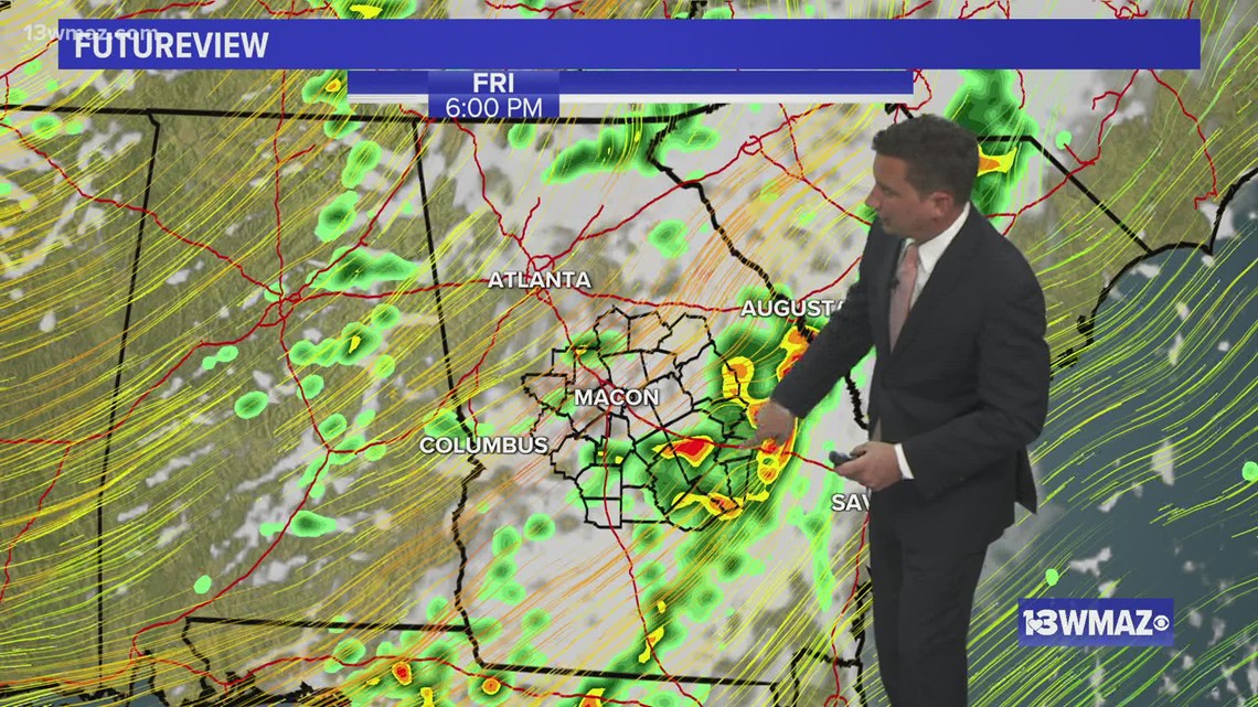 Back to storms for Friday, then a nice weekend | Central Georgia ...