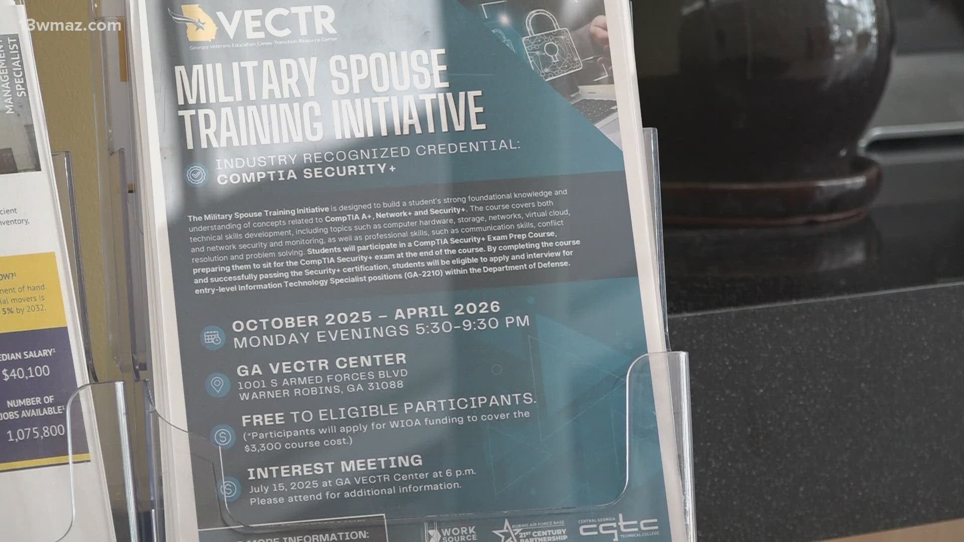 The VECTR Center’s six-month program trains military spouses in IT and cybersecurity, preparing them for high-demand jobs on bases and in the civilian workforce.