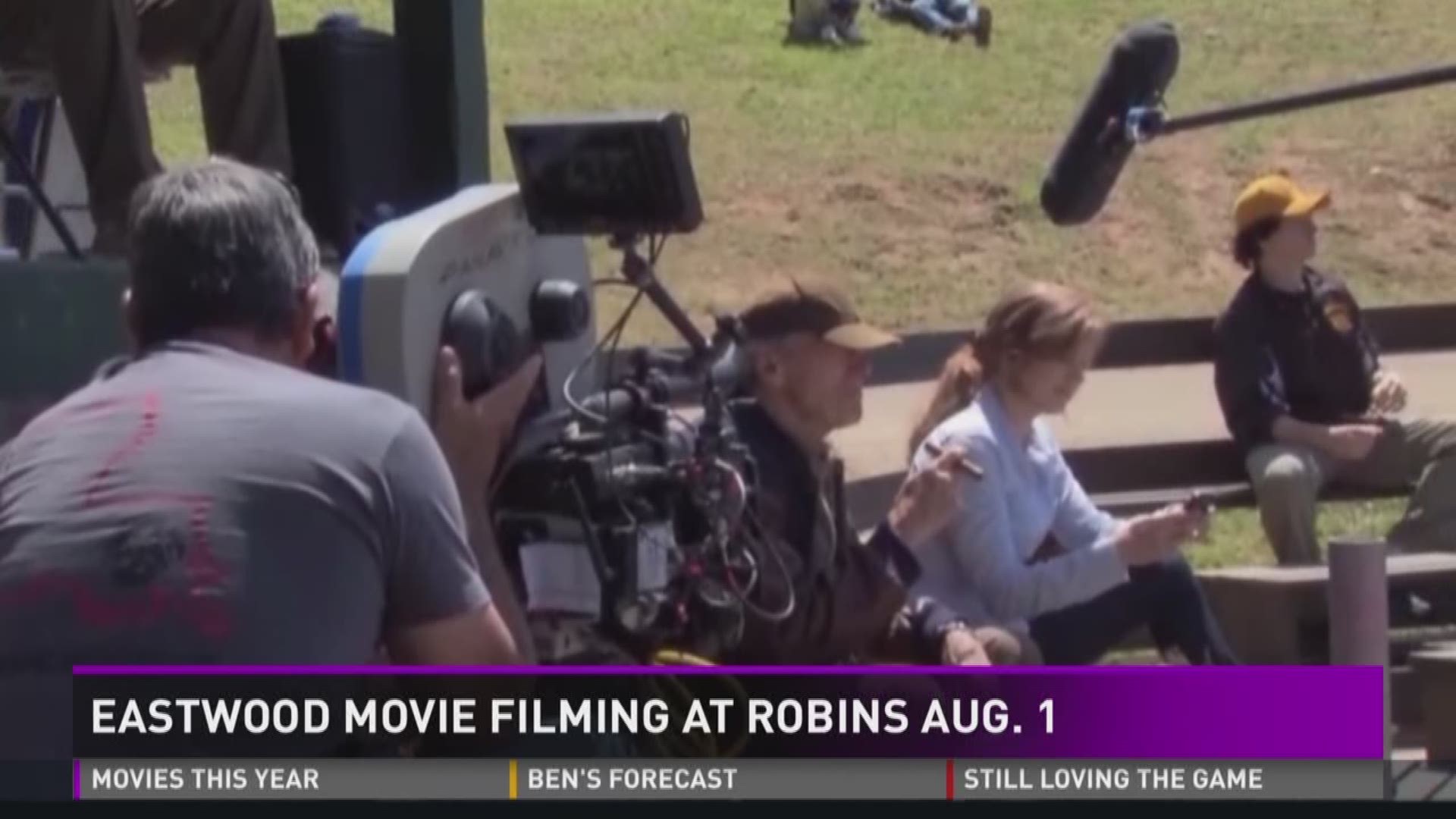 Clint Eastwood movie filming at Robins Air Force Base August 1