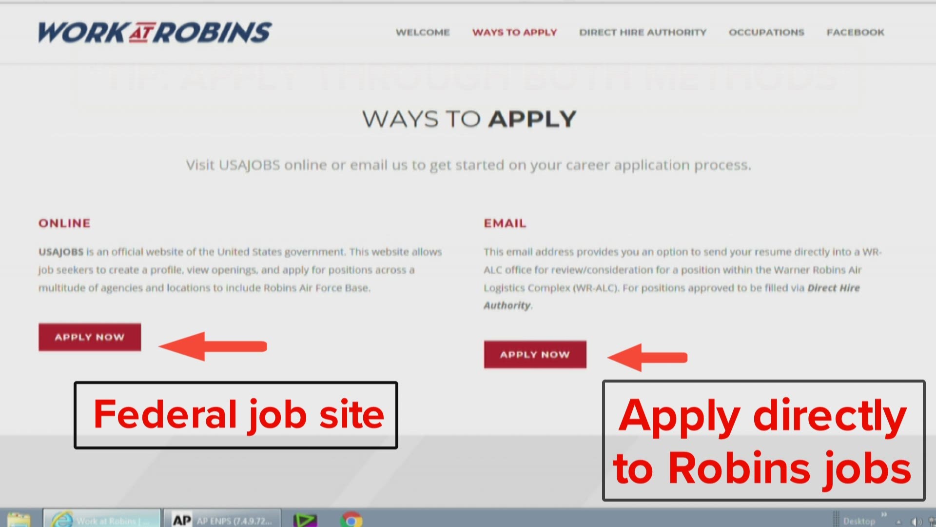 ROBINS READY: How to apply online for jobs at Robins AFB