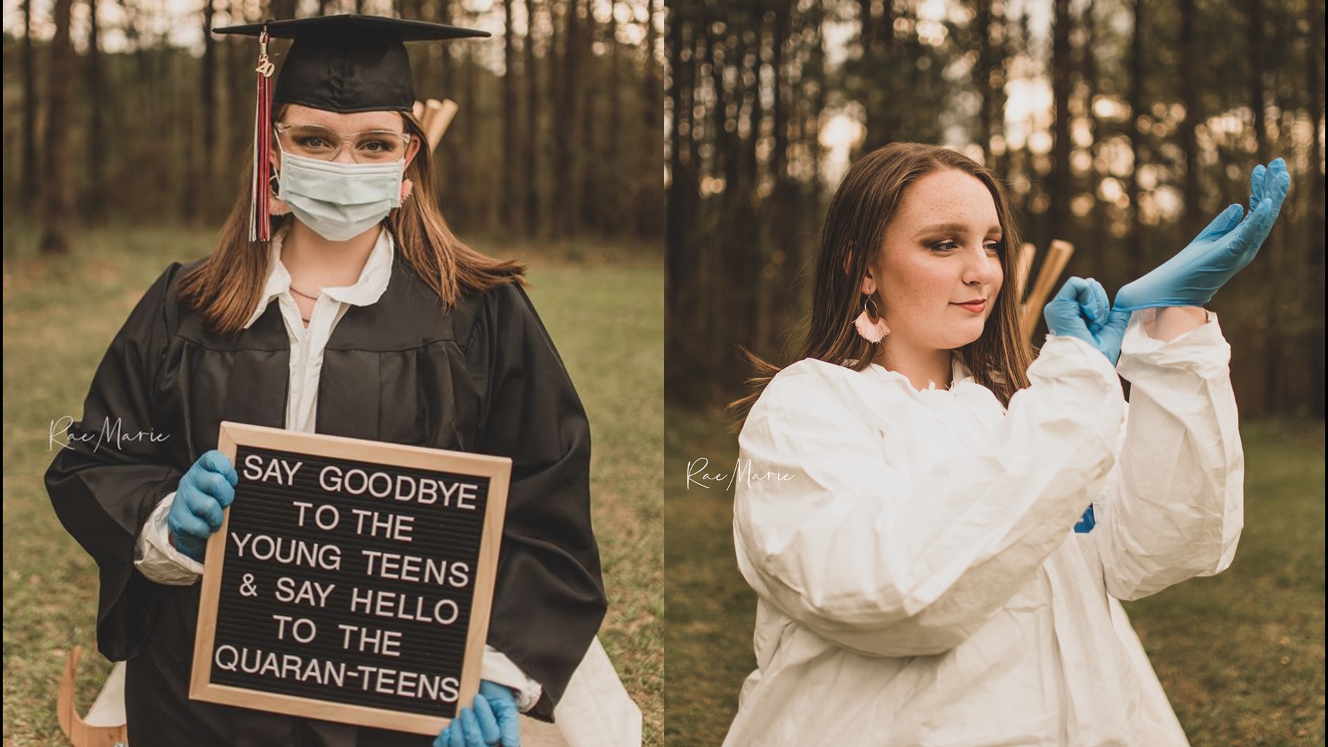 Some Central Georgia high school seniors are finding creative ways to celebrate the milestone.