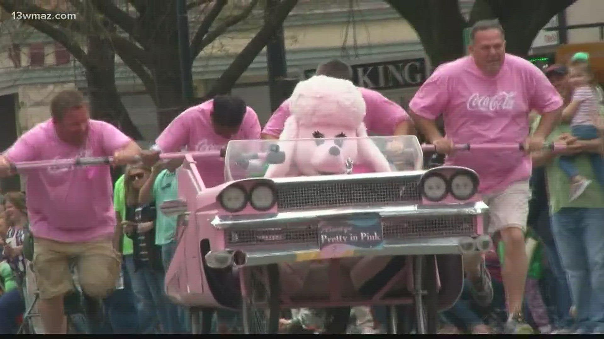 Racers take off at 21st annual Cherry Blossom Bed Race