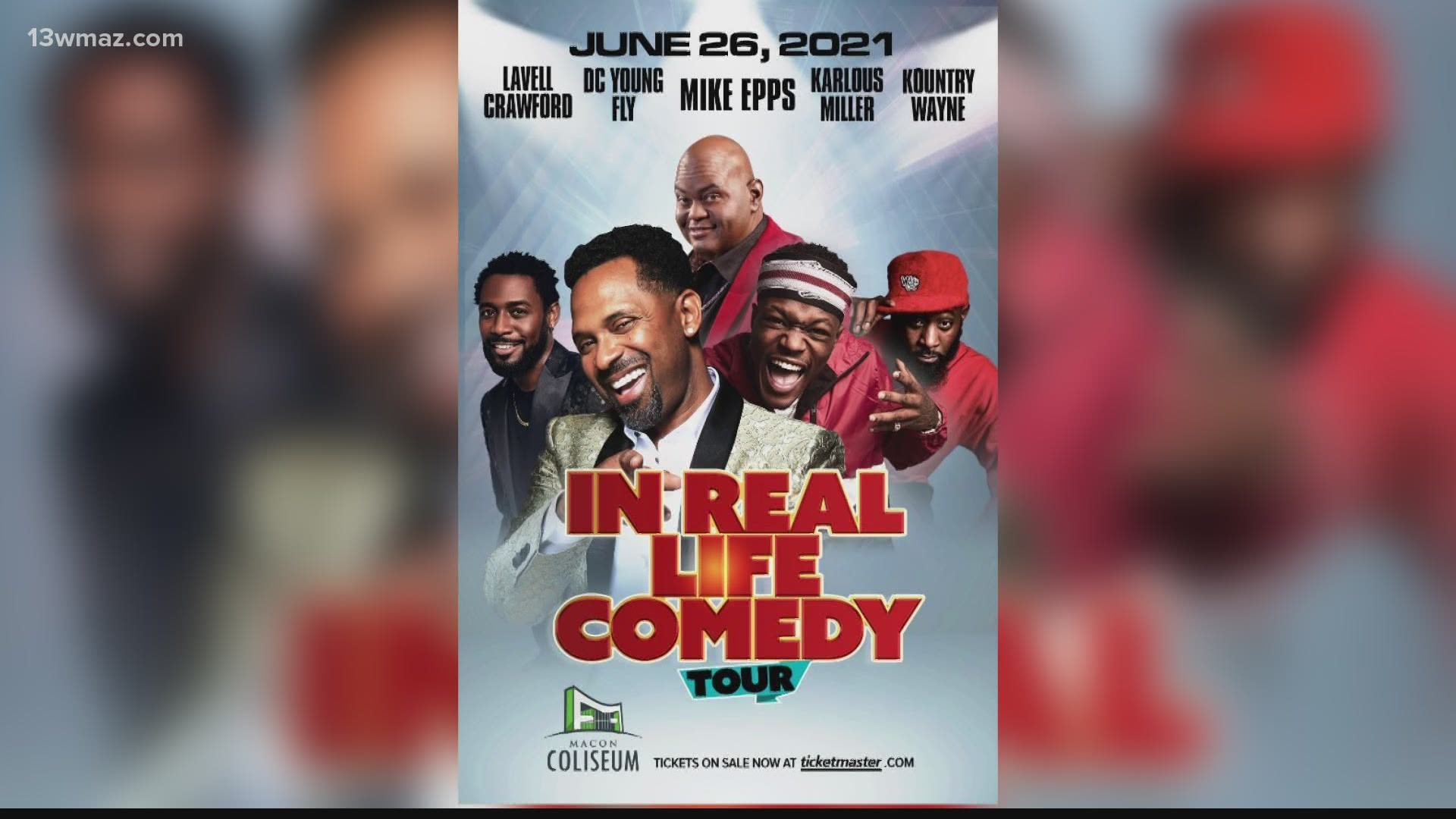 Tickets for the In Real Life Comedy Tour will be going on sale this week for the show's Macon stop, which is scheduled for June 26.