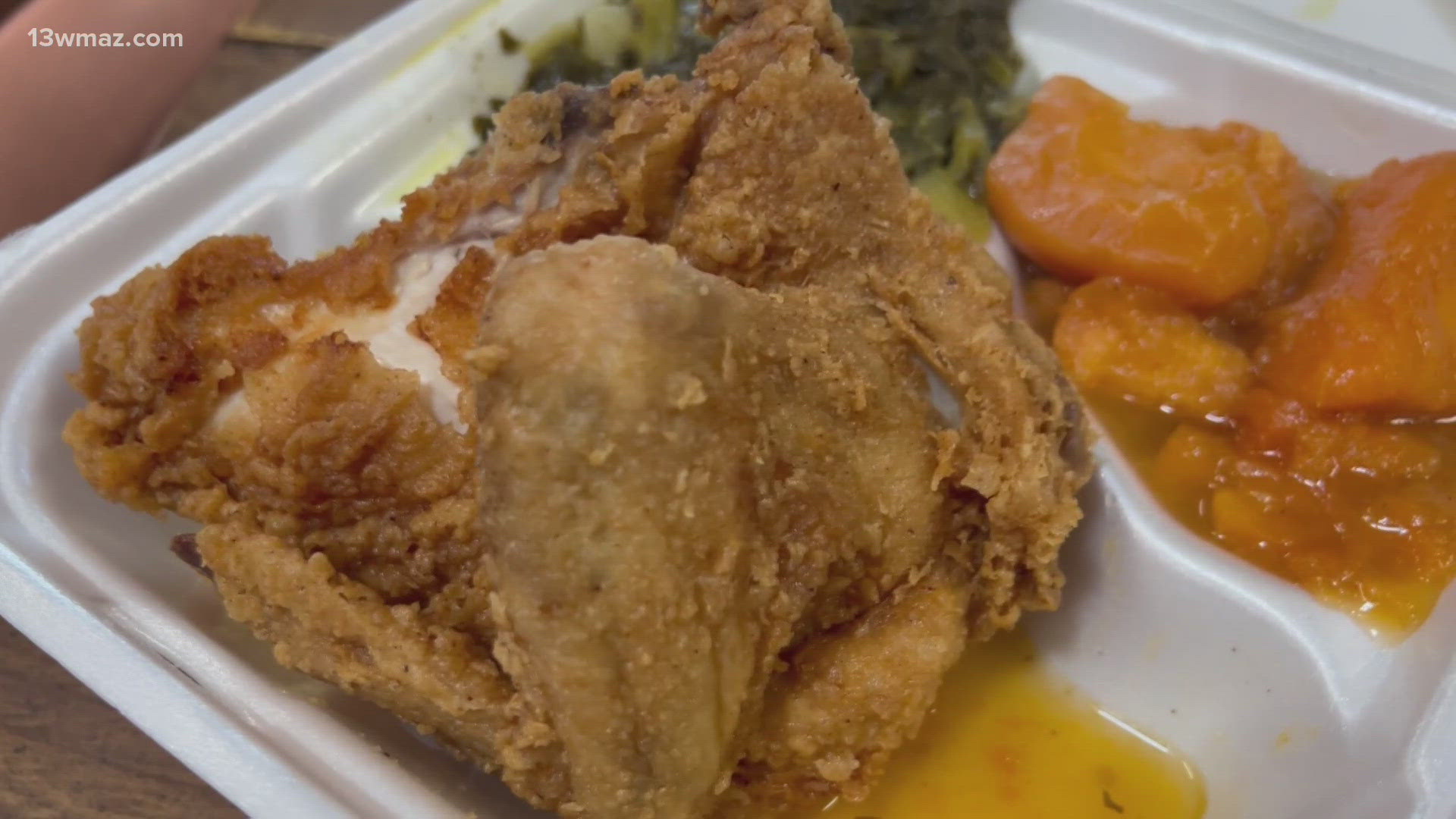 Dawson's Kitchen has been serving Macon for several years now, and lots of folks line up to get a plate of fried chicken.