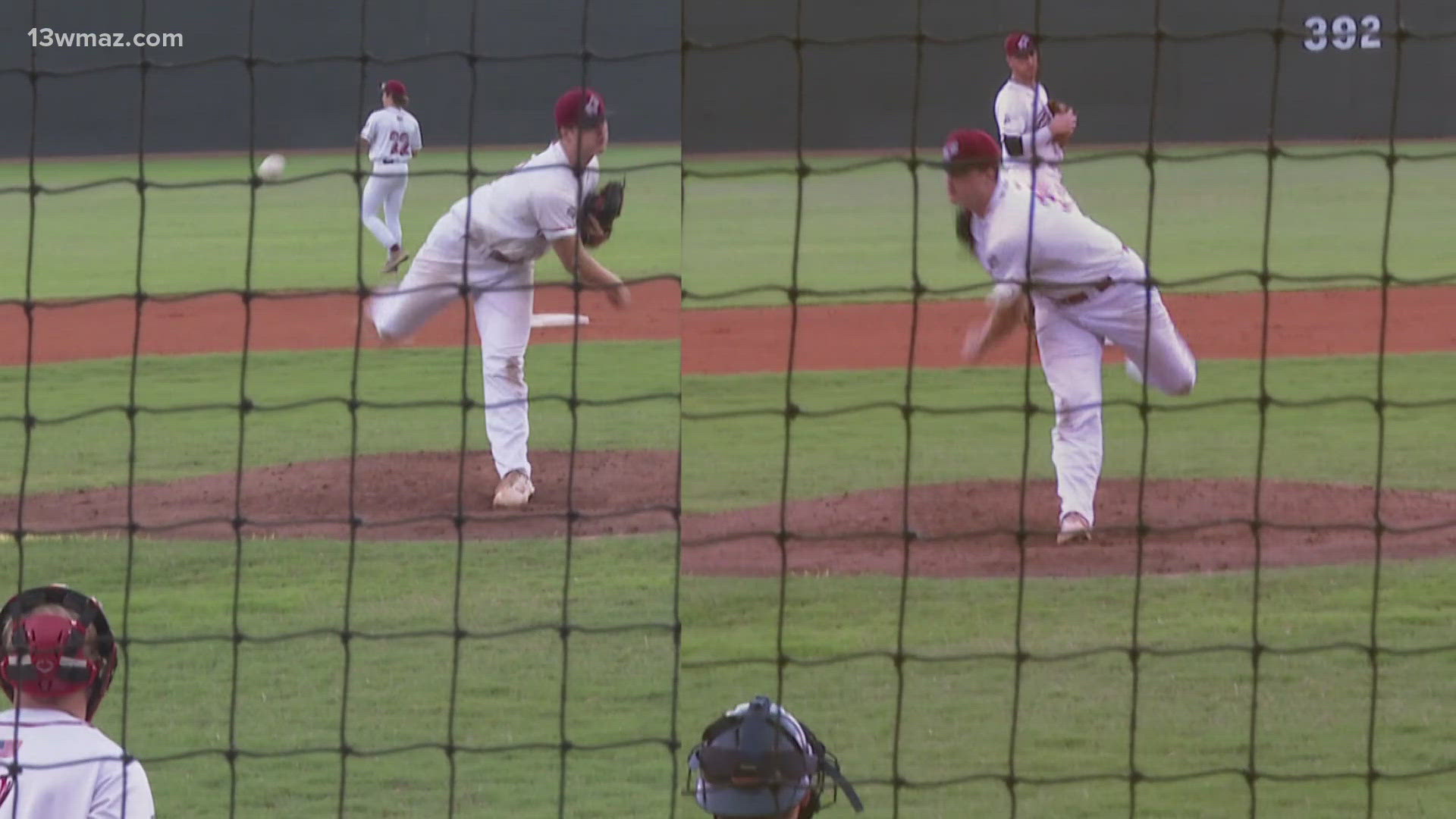 Jon Shields, a switch pitcher for the Macon Bacon, throws at 90 mph with both arms. He talks about his baseball journey, and how grief has fueled his career.
