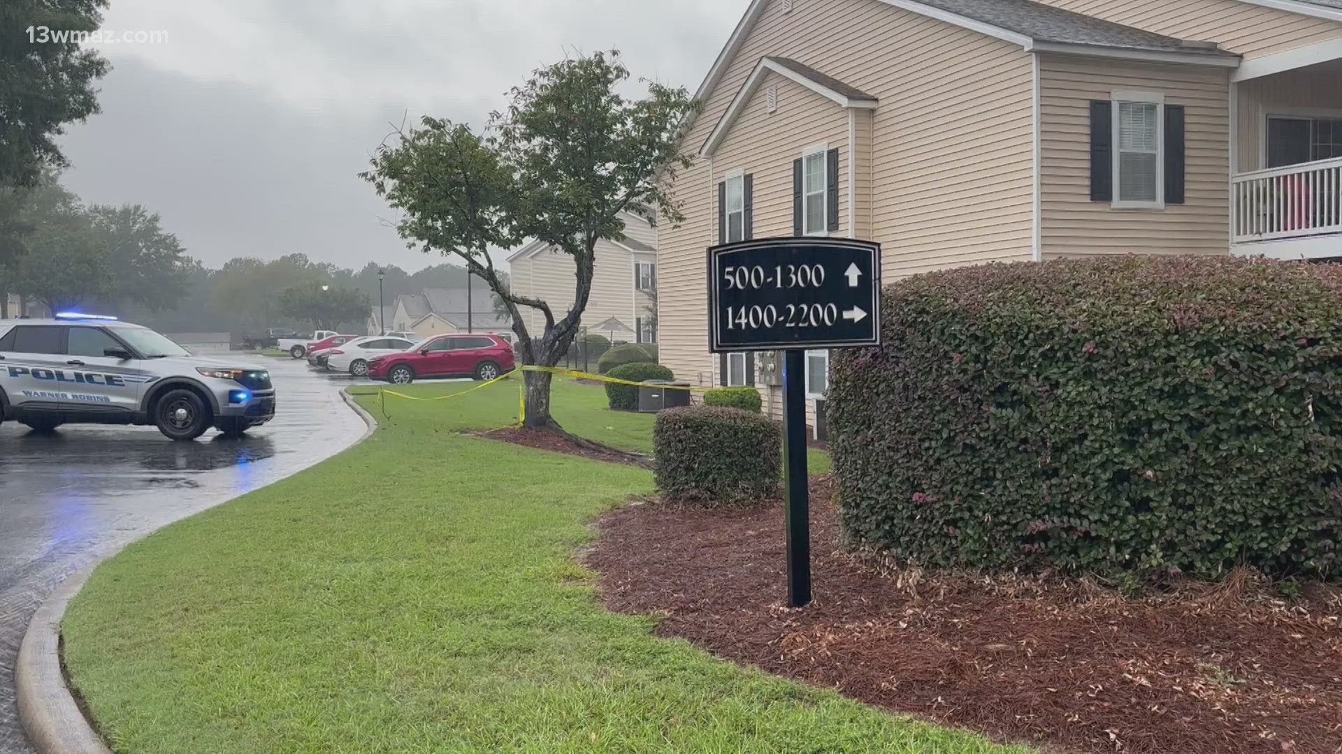 Warner Robins Police said three people were shot and died just after midnight Saturday at the Bradford Place apartments off Watson Boulevard.