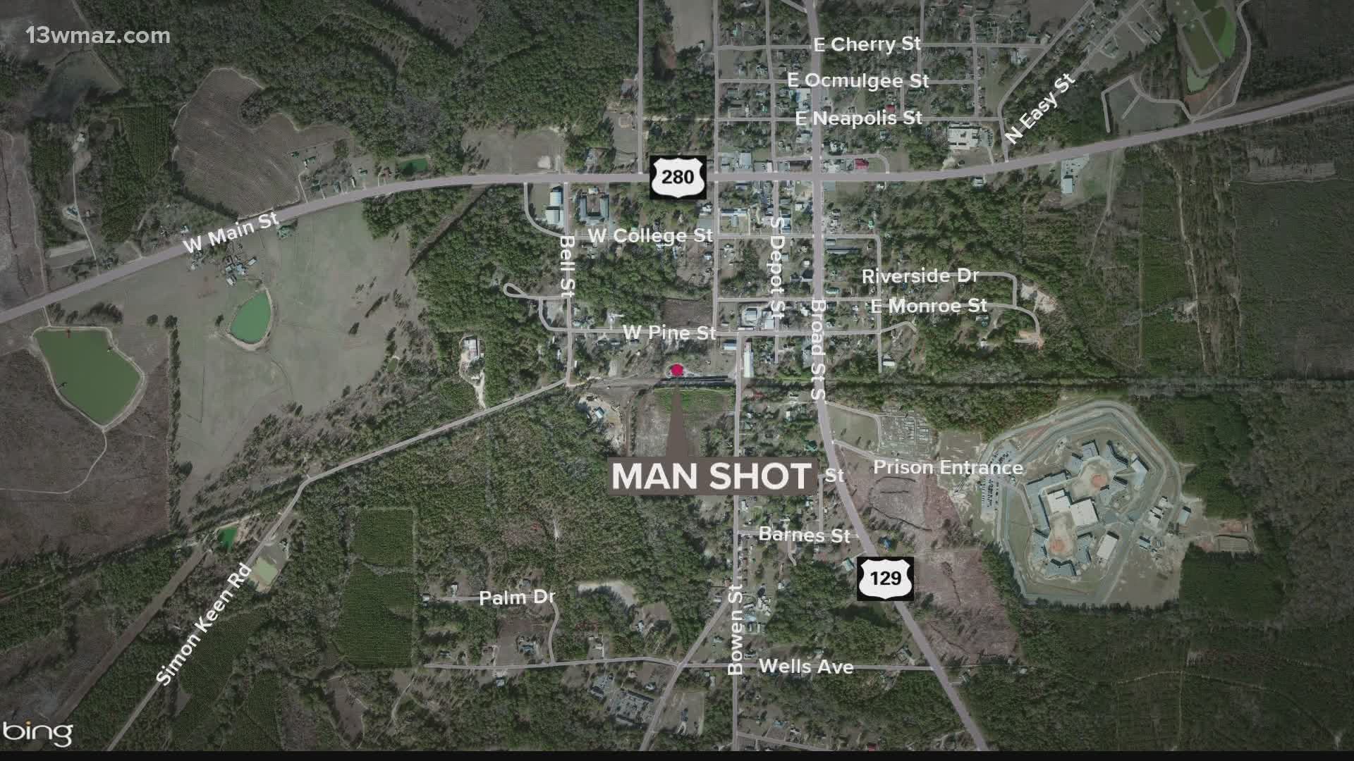 A man who was shot in the stomach late Saturday night is now in stable condition.