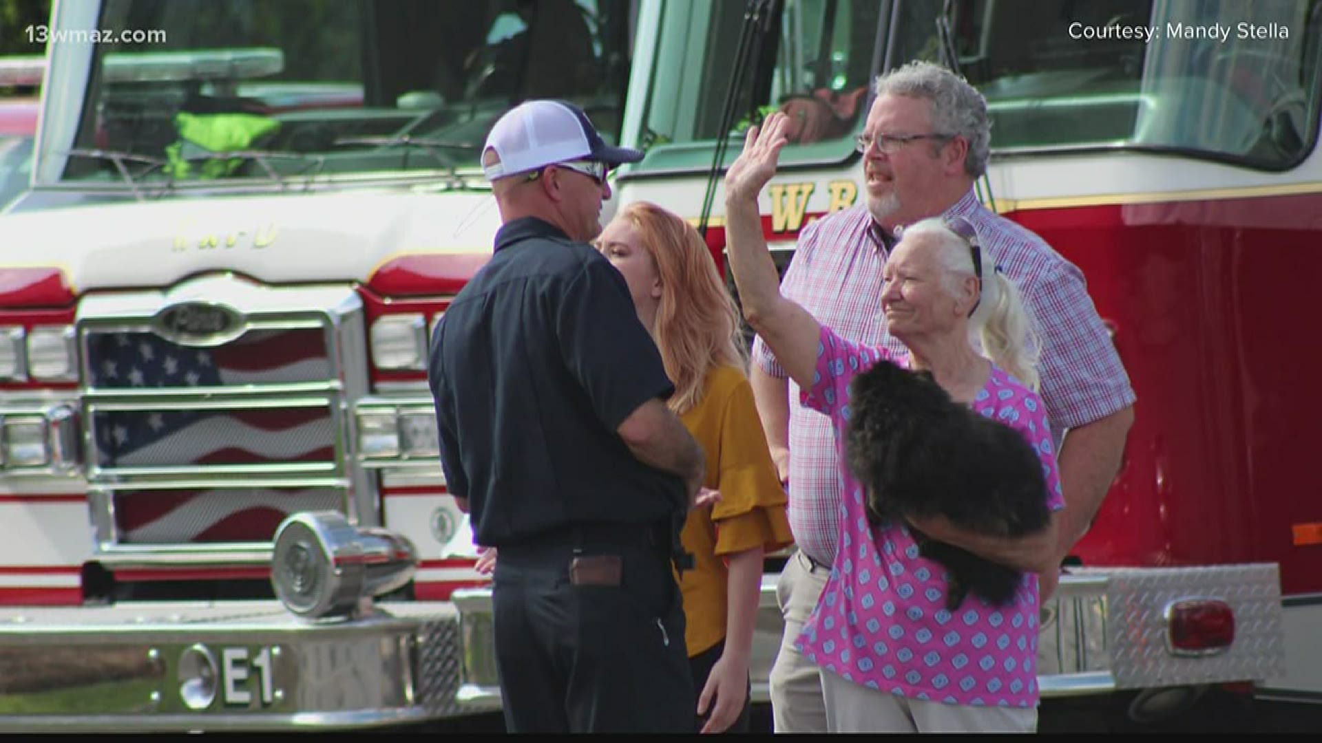 When the department heard former Assistant Fire Chief Wendell Dennis was in the hospital with health issues, they wanted to show their support