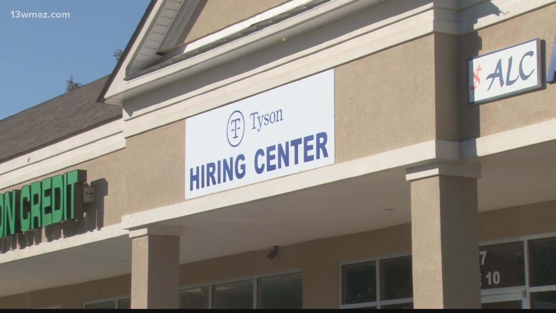 Tyson hopes to hire more people for their Vienna plant, but you did not have to fill out a job application to take part in the giveaway.