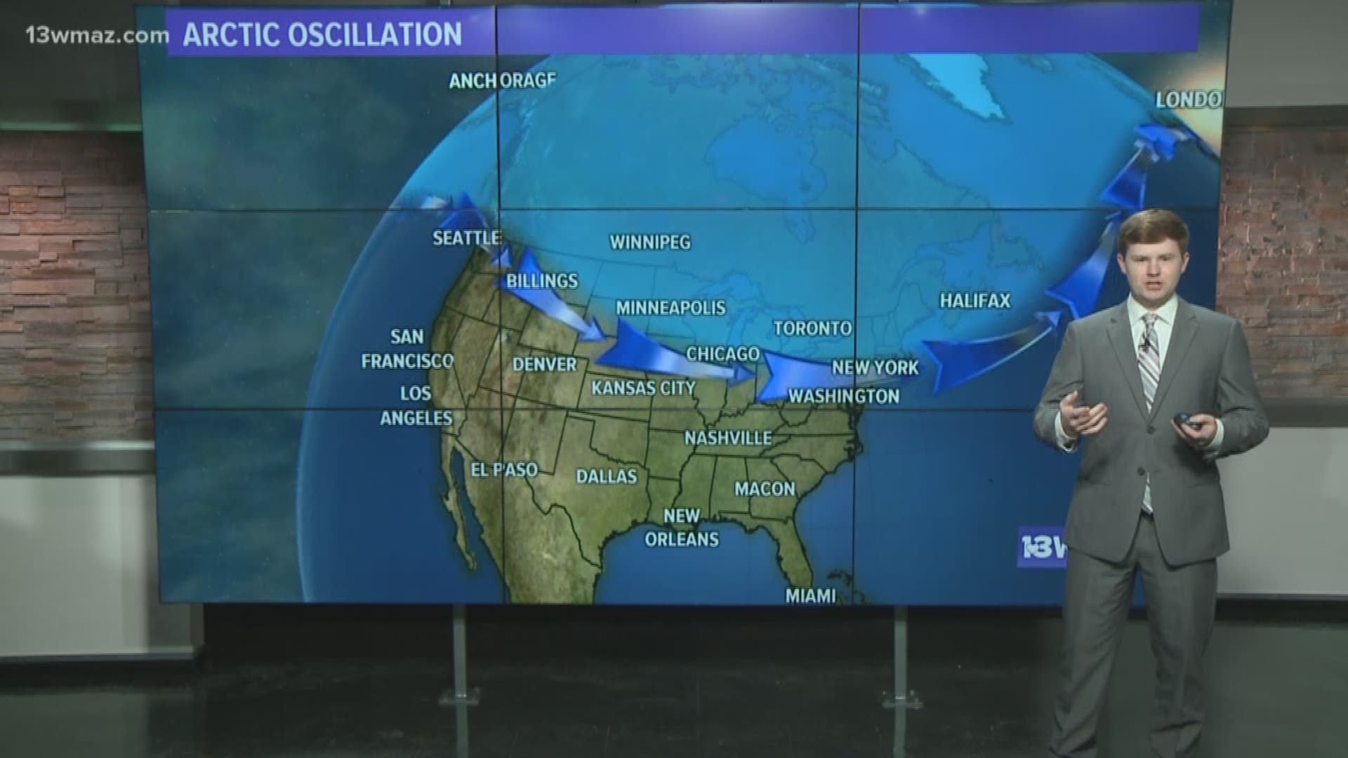 Some weather patterns are more favorable for these arctic blasts than others. Austin Chaney explains the arctic oscillation.