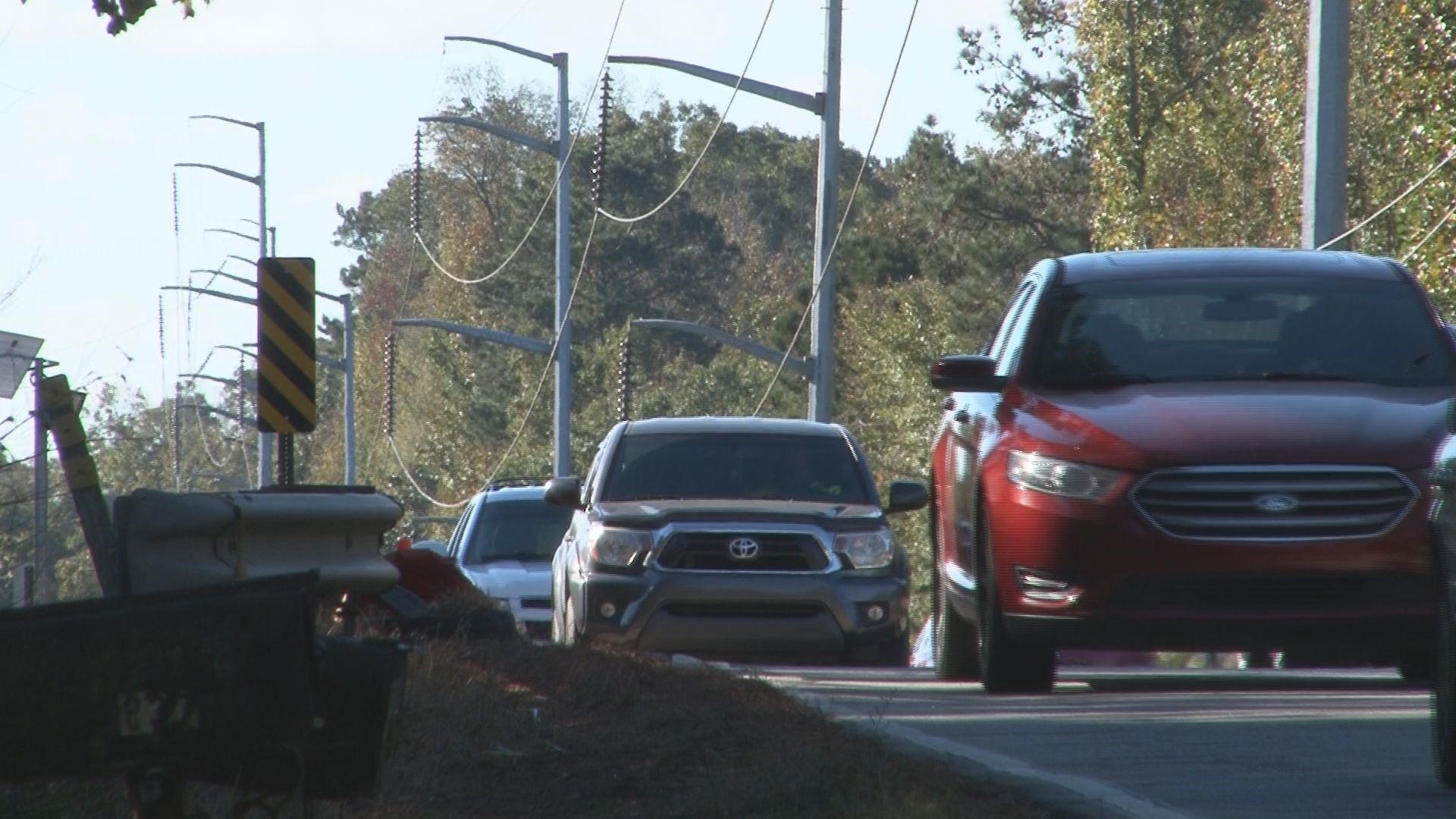 A north Macon man says the concrete barrier on the Bass Road bridge near Rivoli Drive is making an already narrow road even more dangerous.
