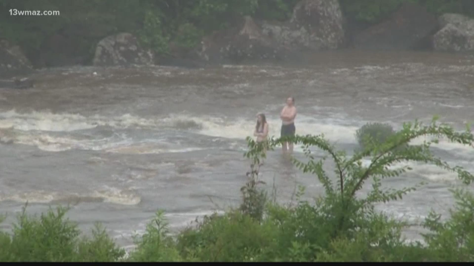 Two rescued from waterfall at High Falls State Park