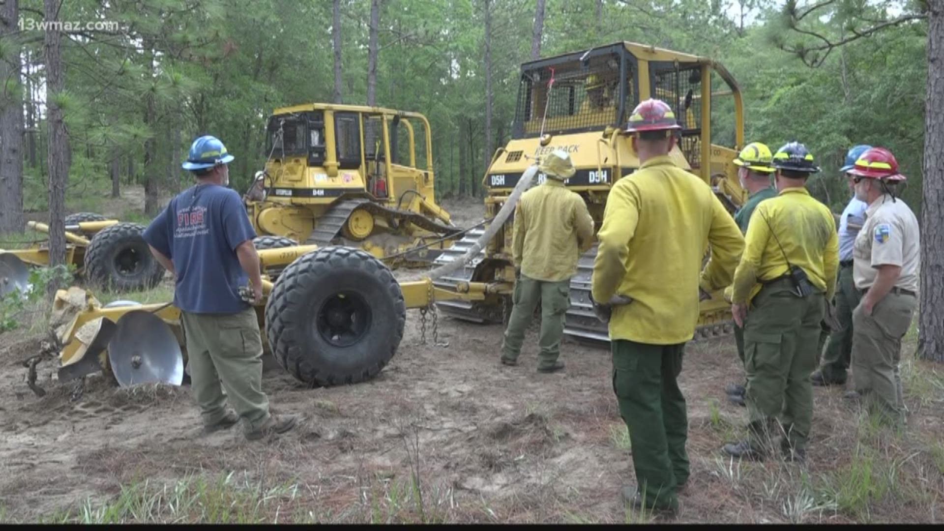 The summer months can bring dry air and grass or forest fires in the south, but the Georgia Forestry Commission is spending the next few days training firefighters how to use heavy equipment to extinguish them.